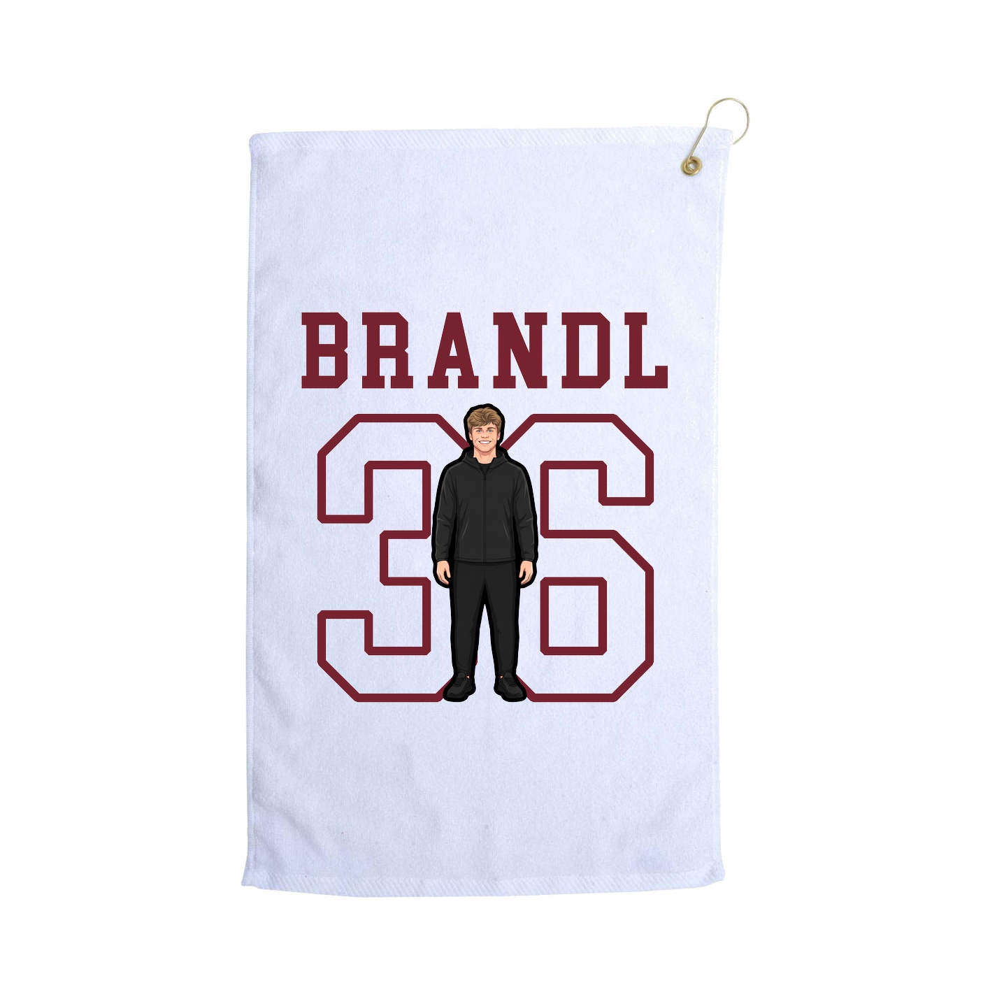Golf Towel — Shirsey in White
