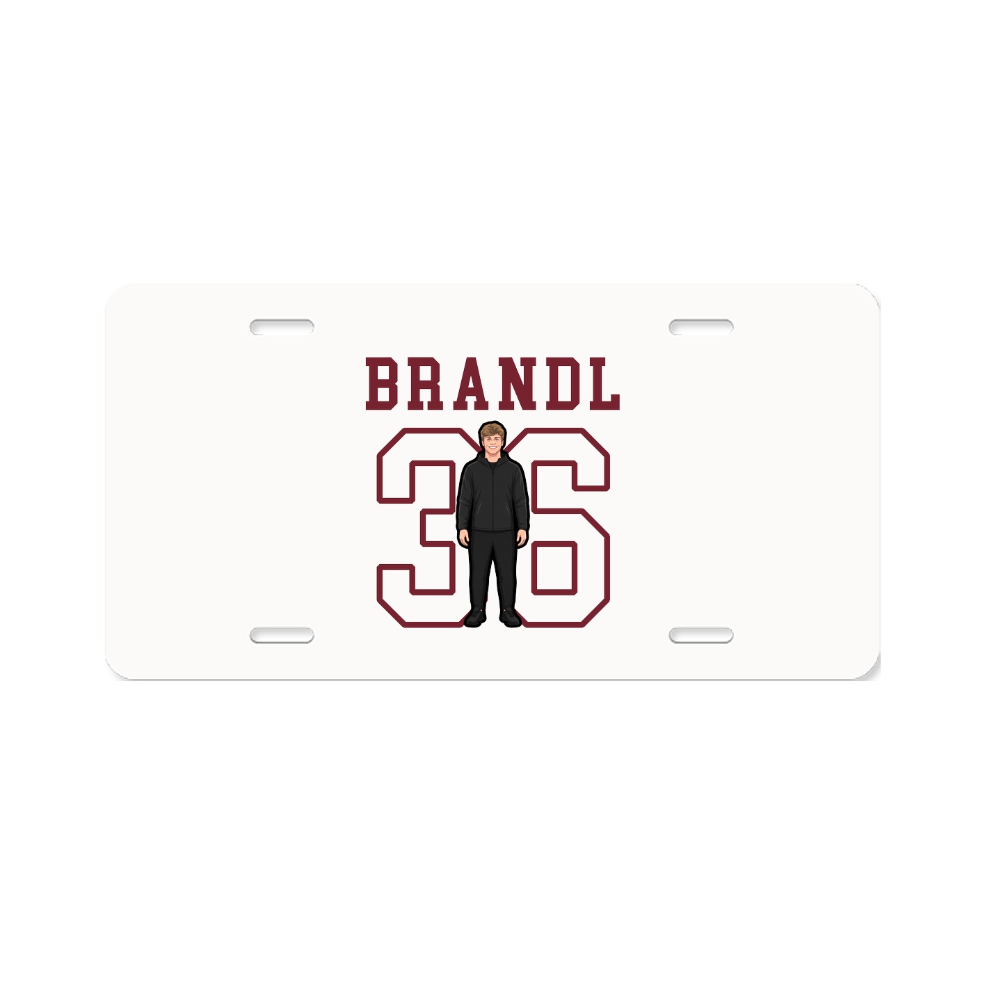 License Plate — Shirsey in Classic