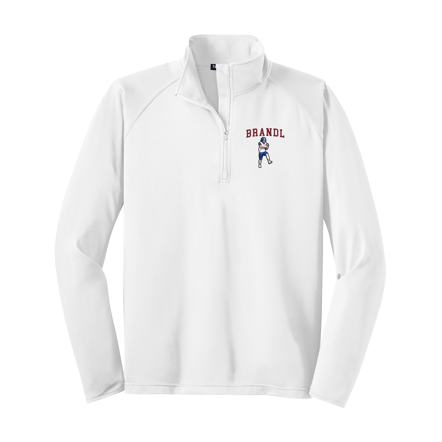 Q-Zip Pullover — Shirsey in White