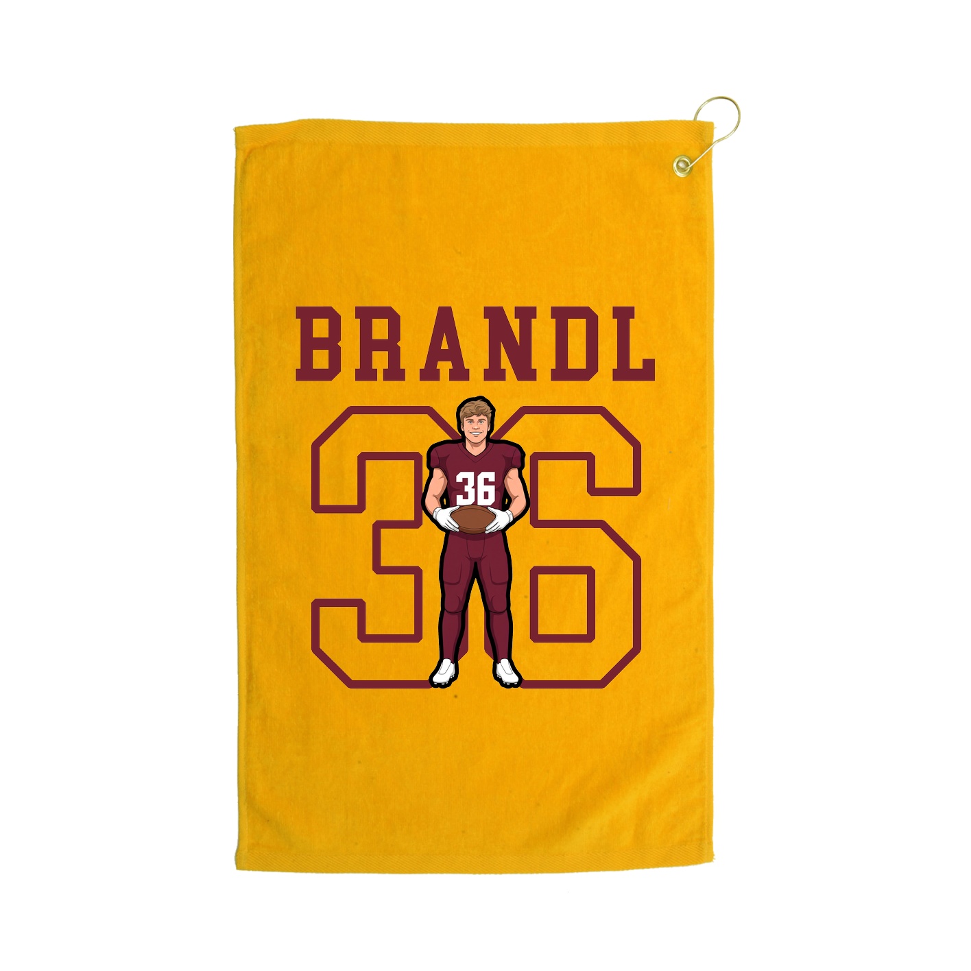 Golf Towel — Shirsey in Gold