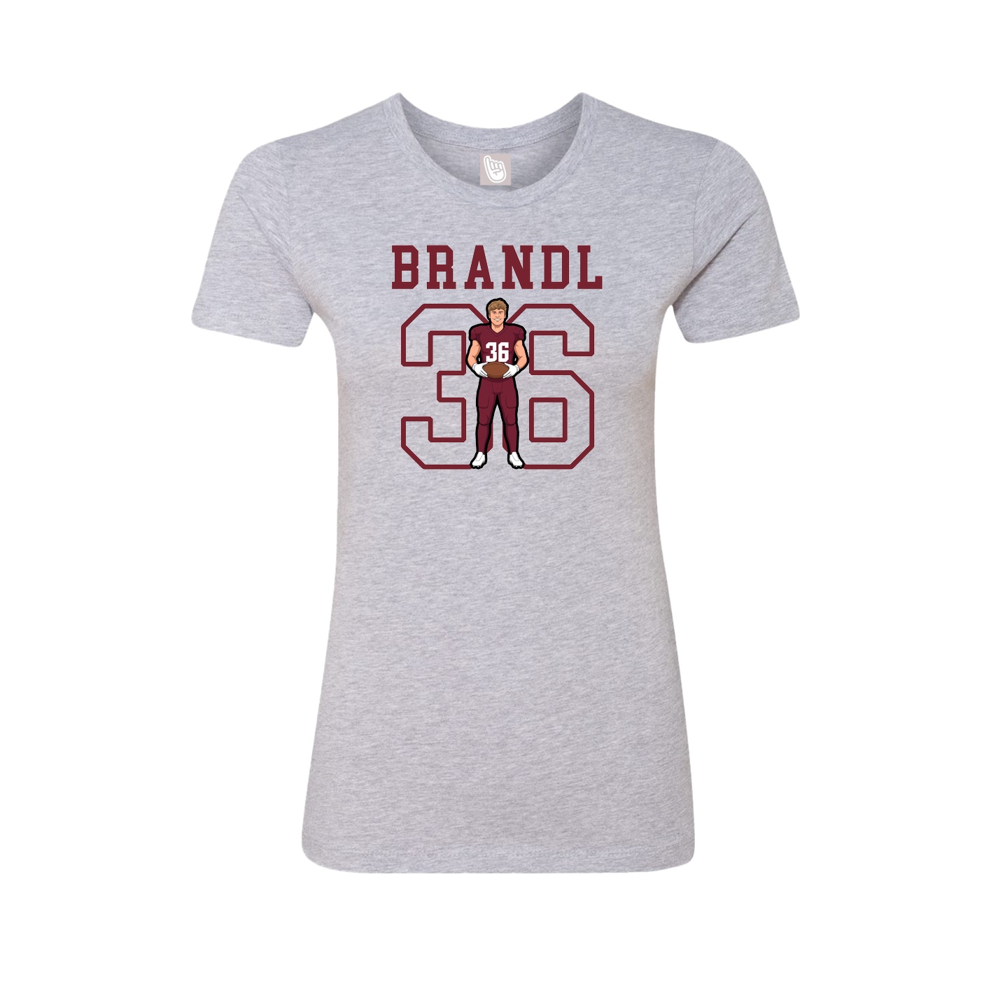 Fitted Women's Tee — Shirsey in Grey