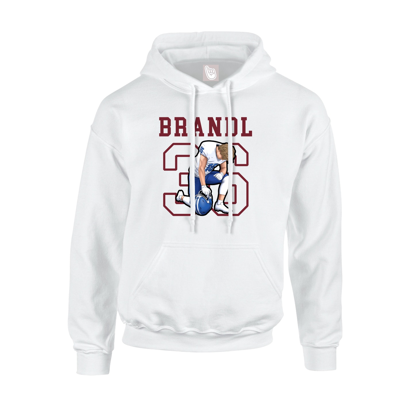 Youth Hoodie — Shirsey in White