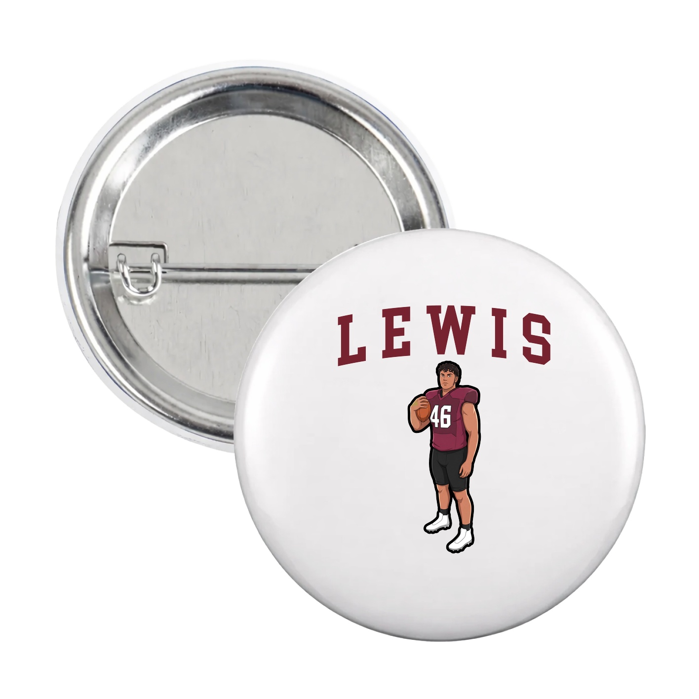 Game Day Button — Shirsey in White
