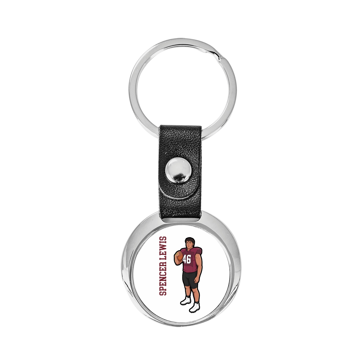 Key Chain — Name Vertical in Classic