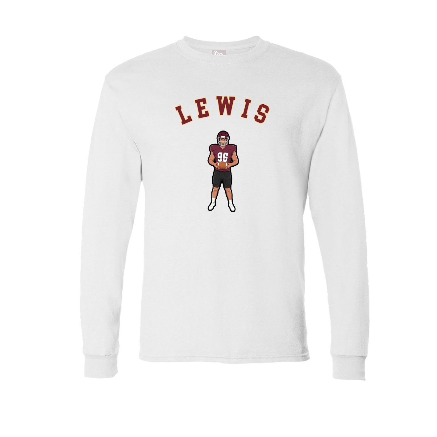 Long Sleeve Tee — Shirsey Arch in White