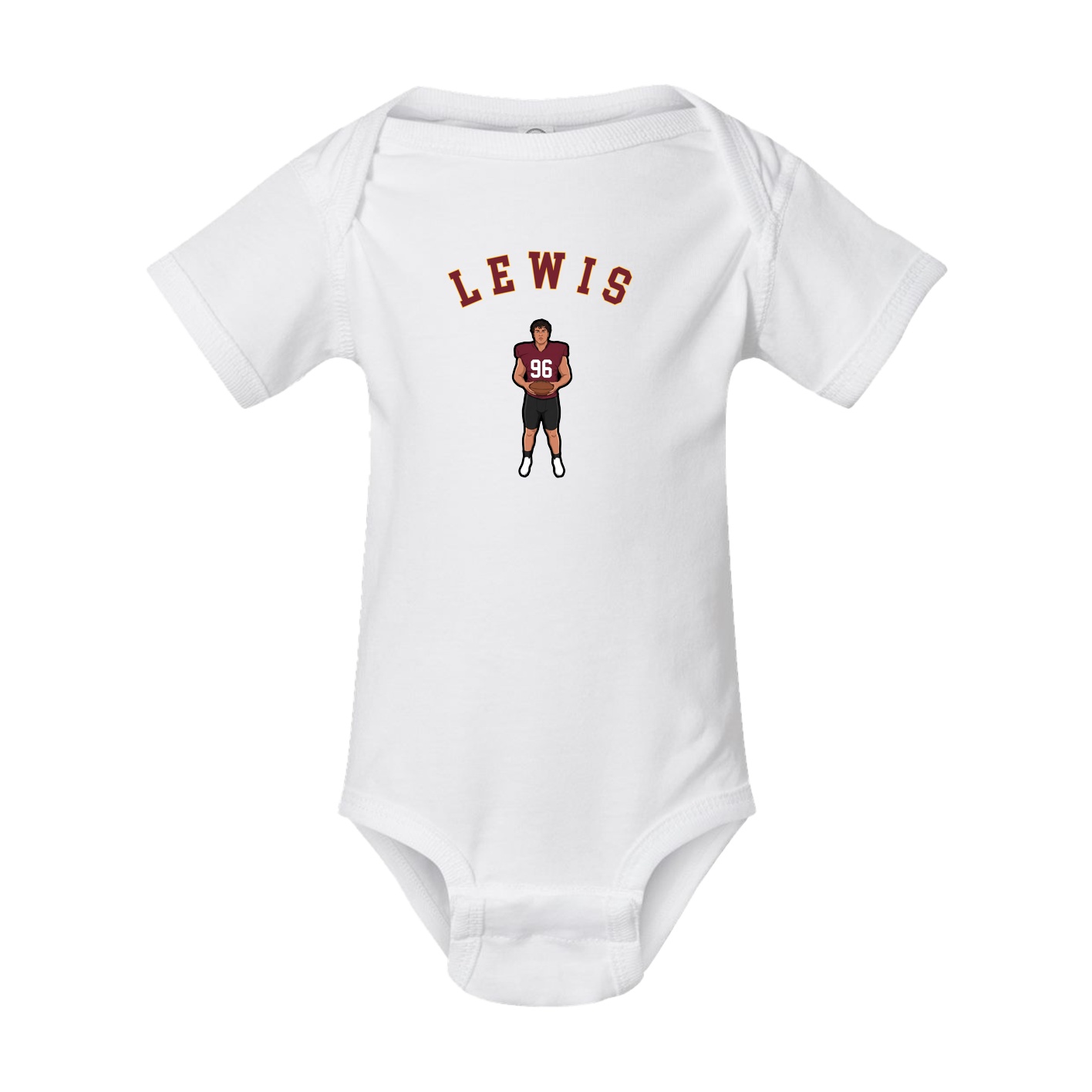 Baby Onesie — Shirsey Arch in White