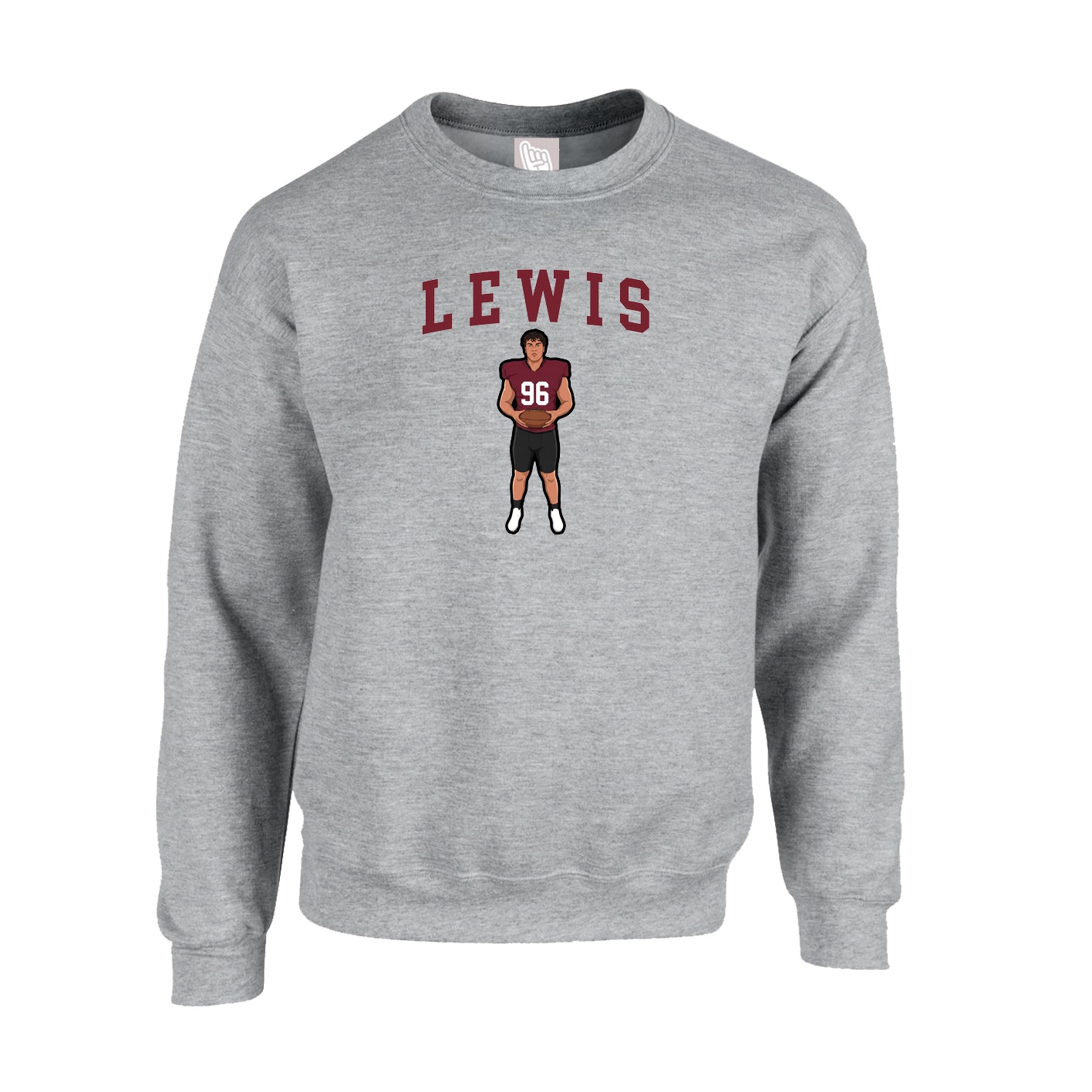 Fleece Crew — Shirsey in Grey