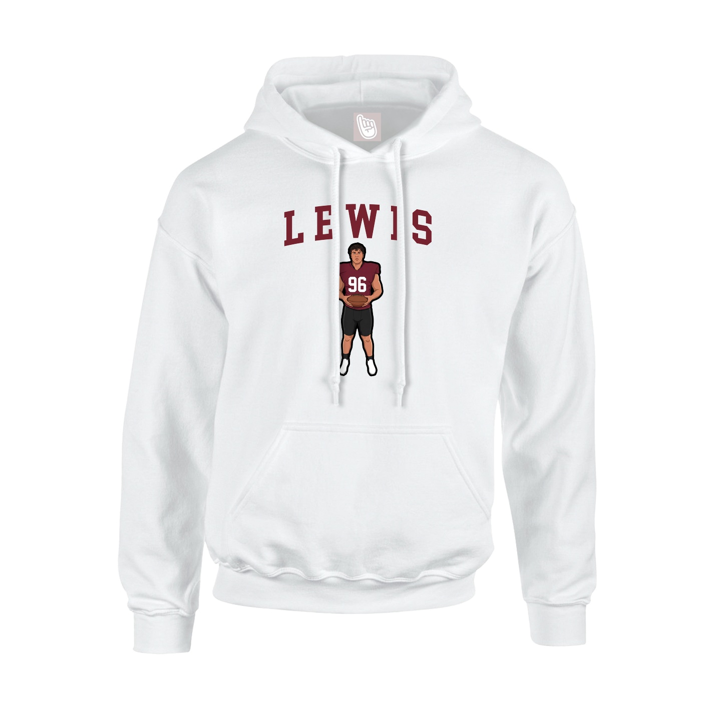 Youth Hoodie — Shirsey in White