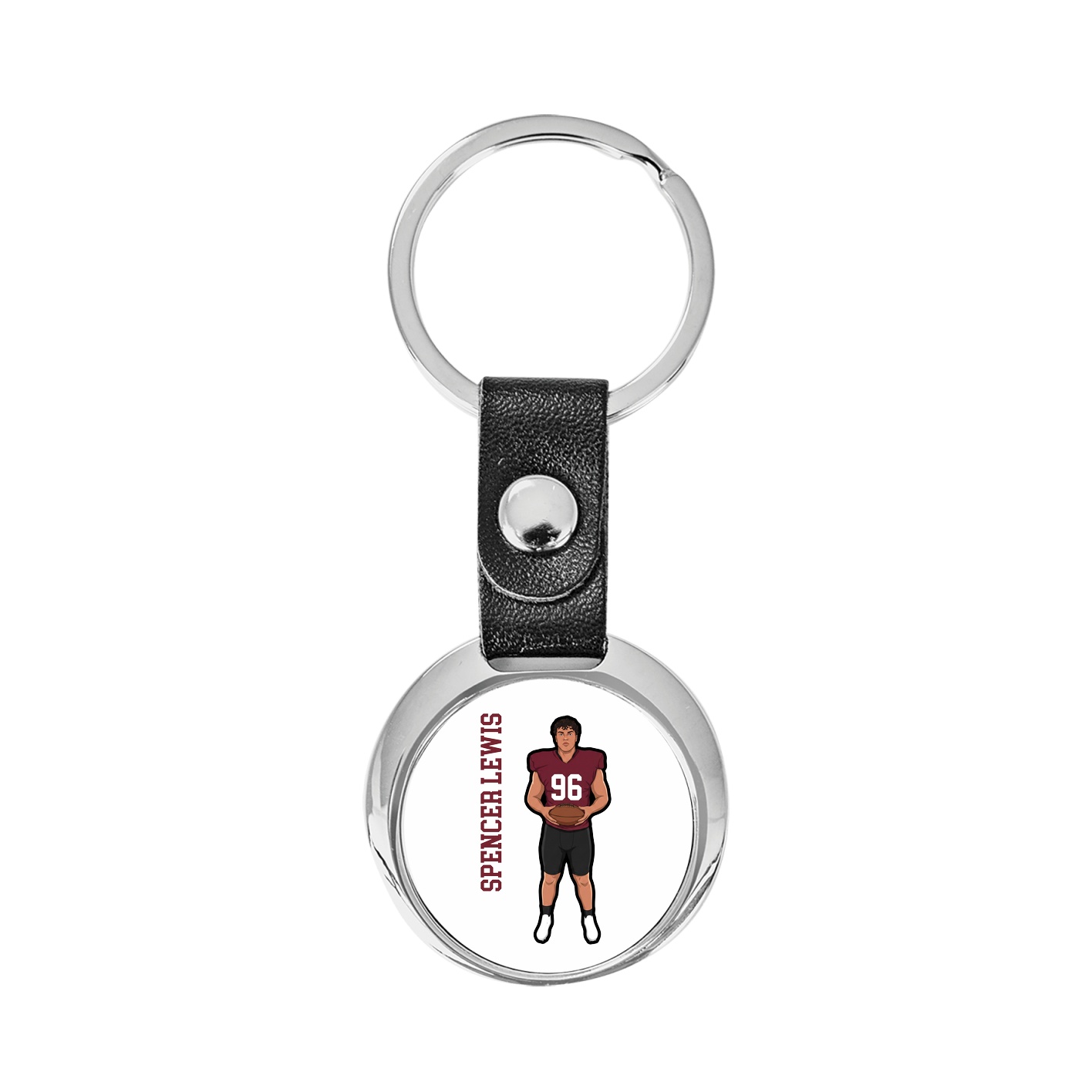 Key Chain — Name Vertical in Classic