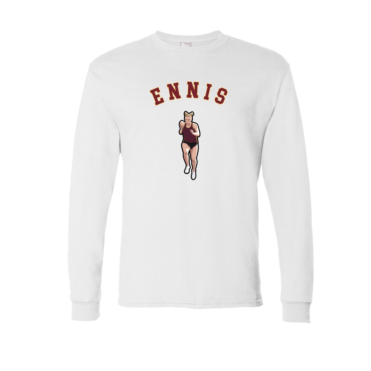Long Sleeve Tee — Shirsey Arch in White