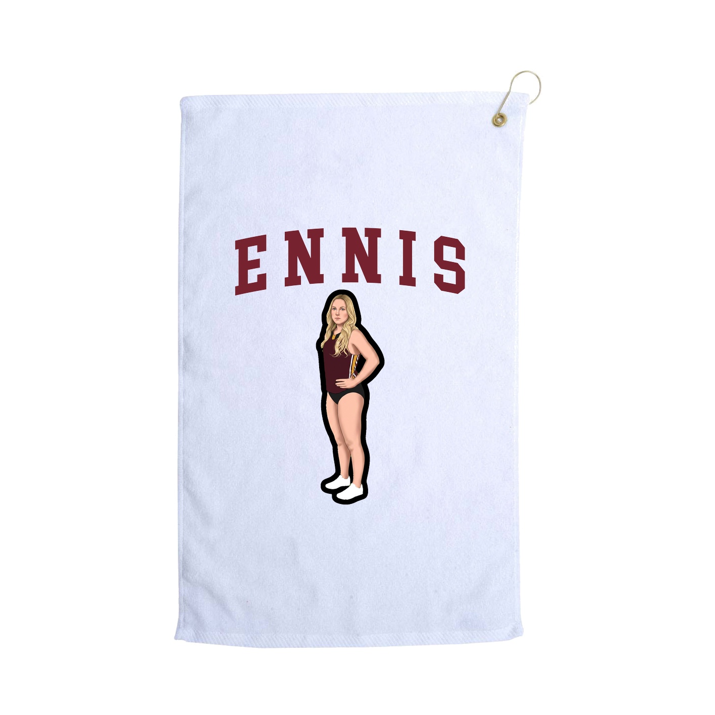Golf Towel — Shirsey in White