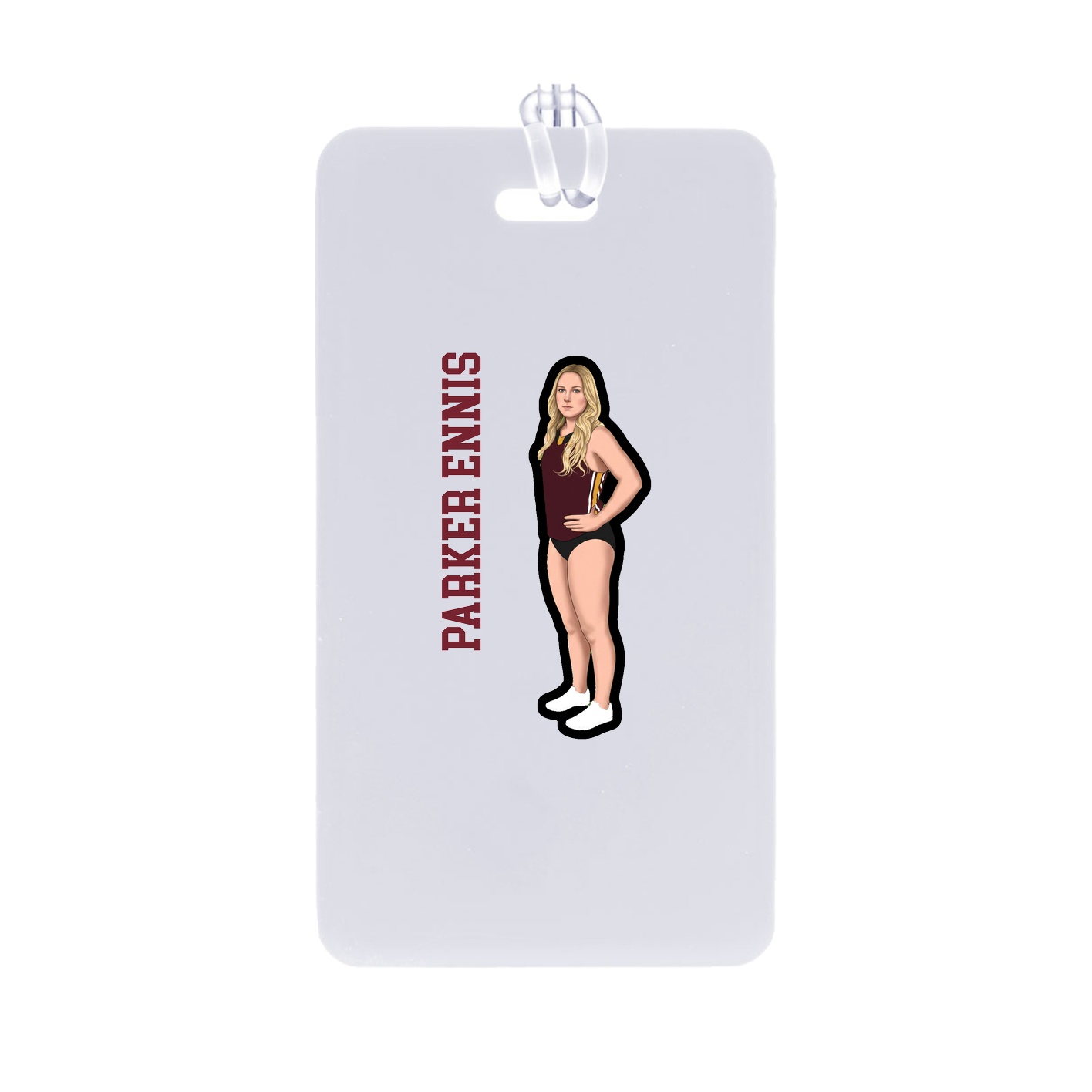 Bag Tag — Name Vertical in Classic