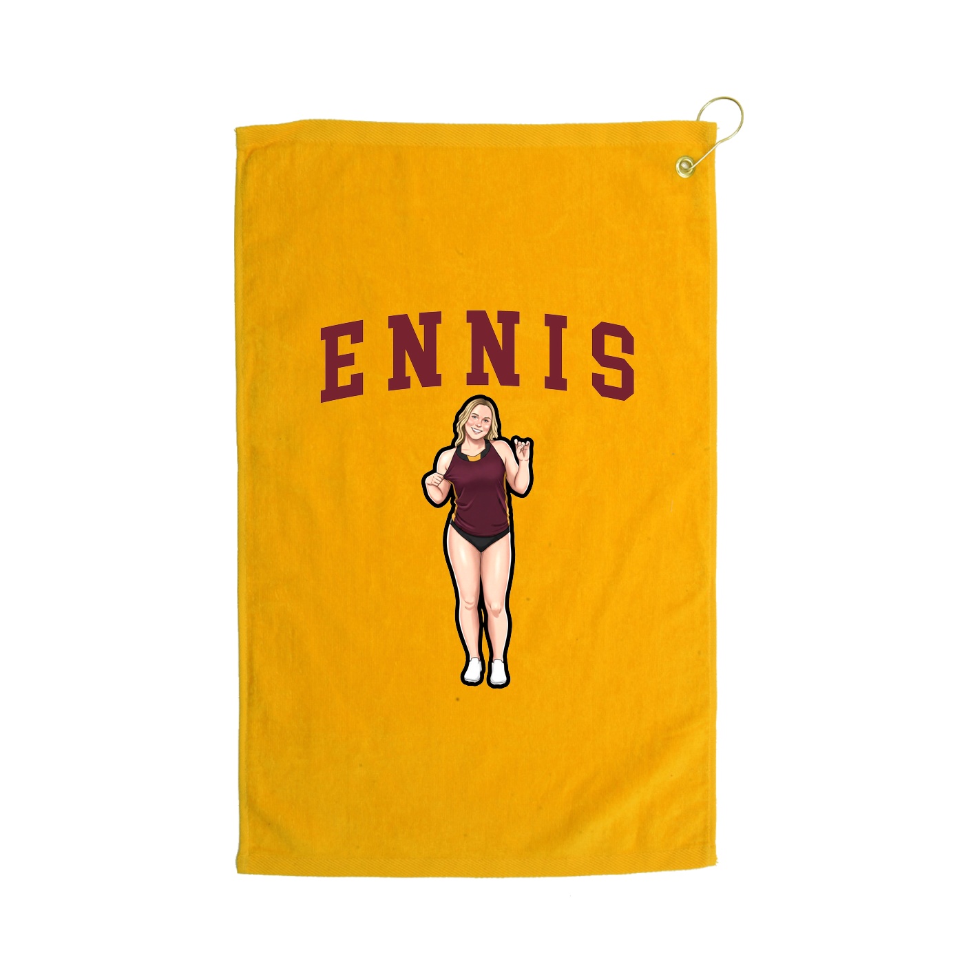 Golf Towel — Shirsey in Gold