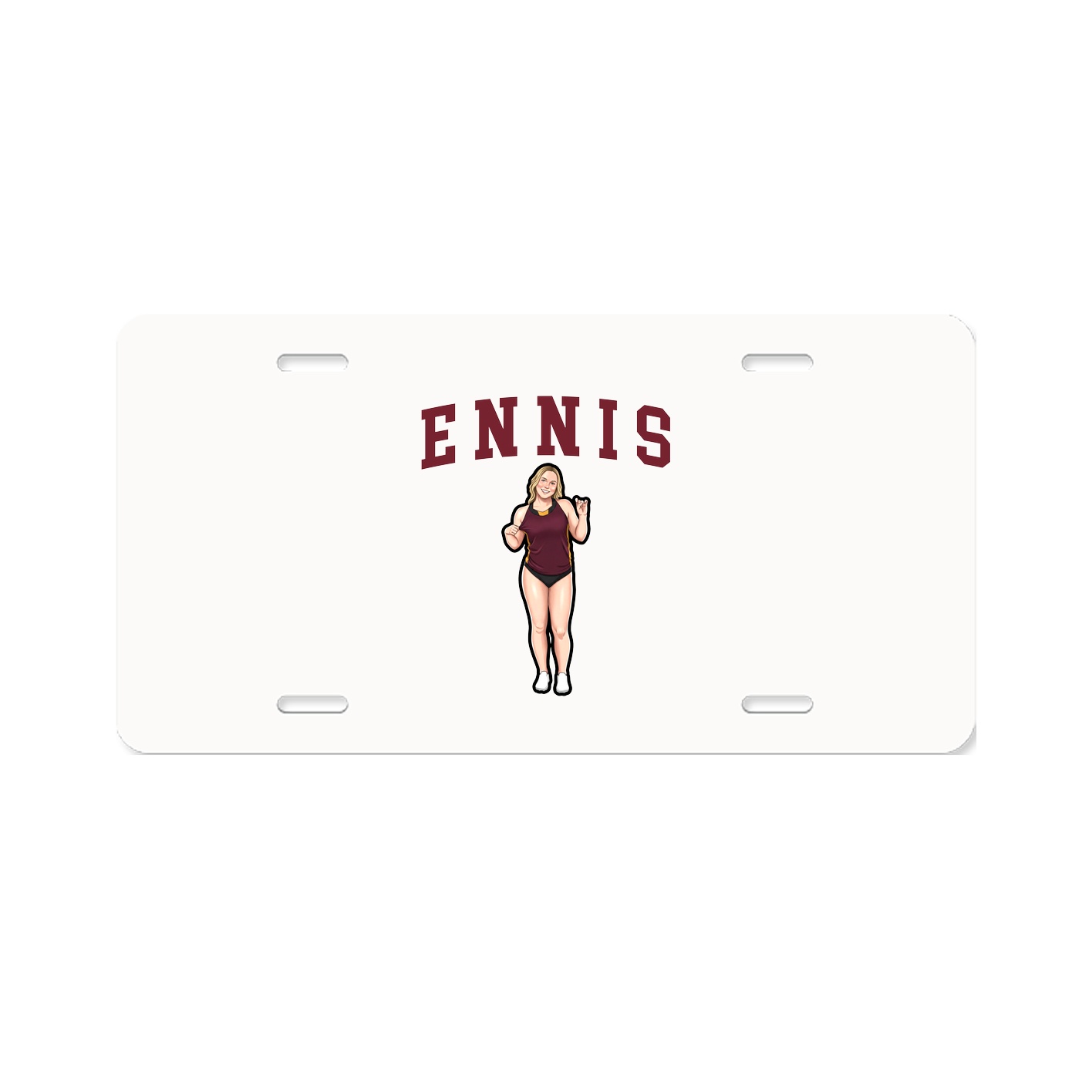 License Plate — Shirsey in Classic
