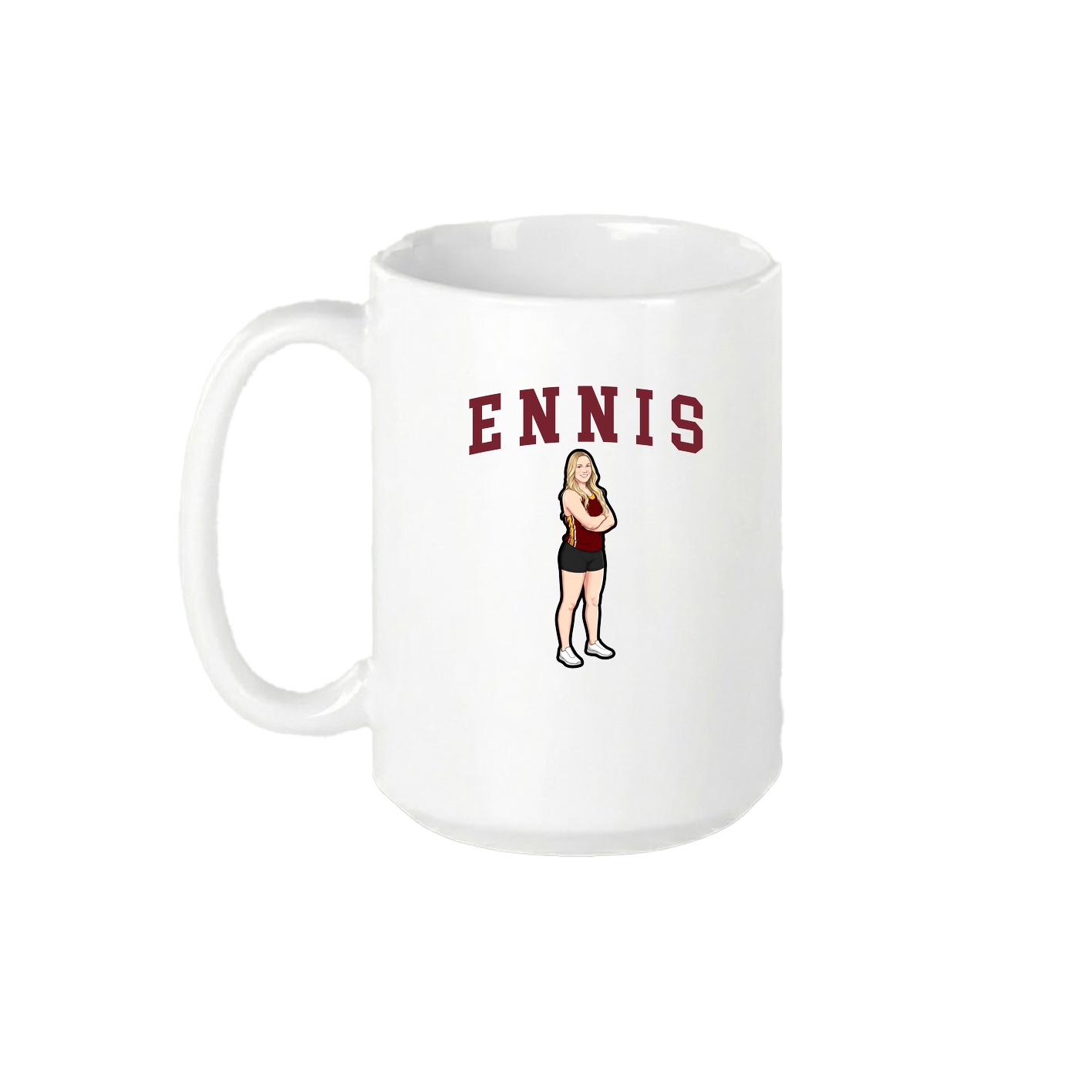 15oz Coffee Mug — Shirsey in White