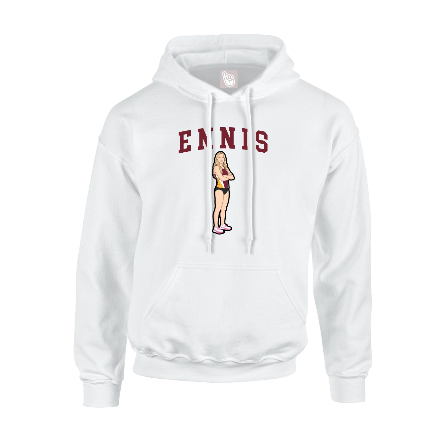 Youth Hoodie — Shirsey in White