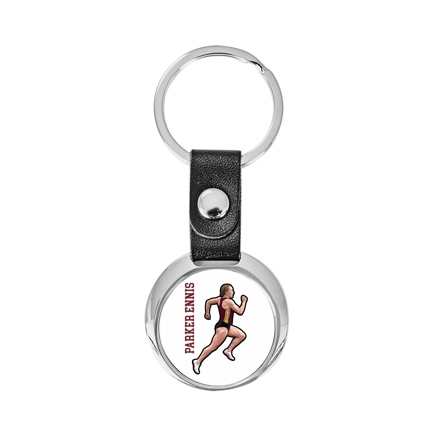 Key Chain — Name Vertical in Classic