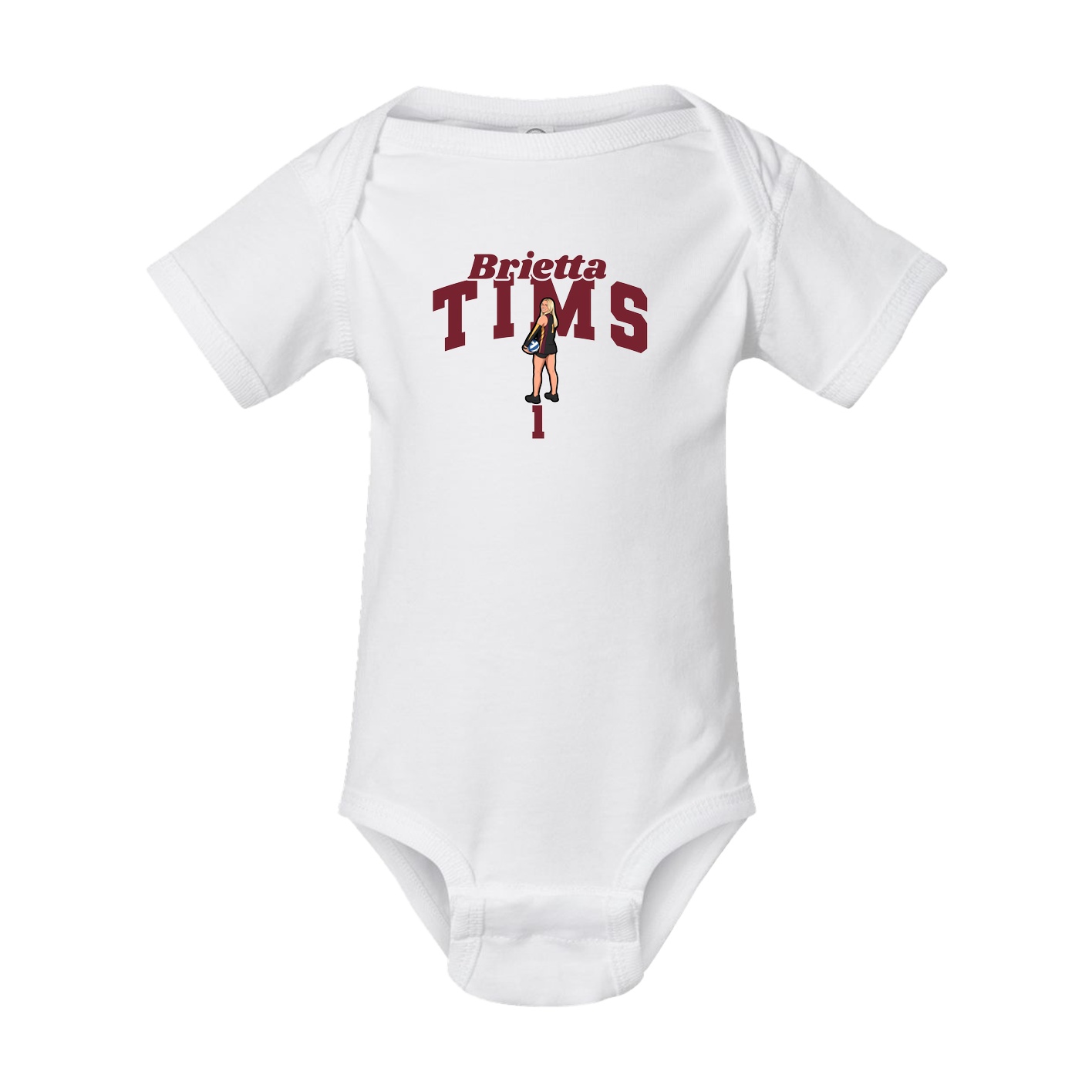 Baby Onesie — Signature Arch in White