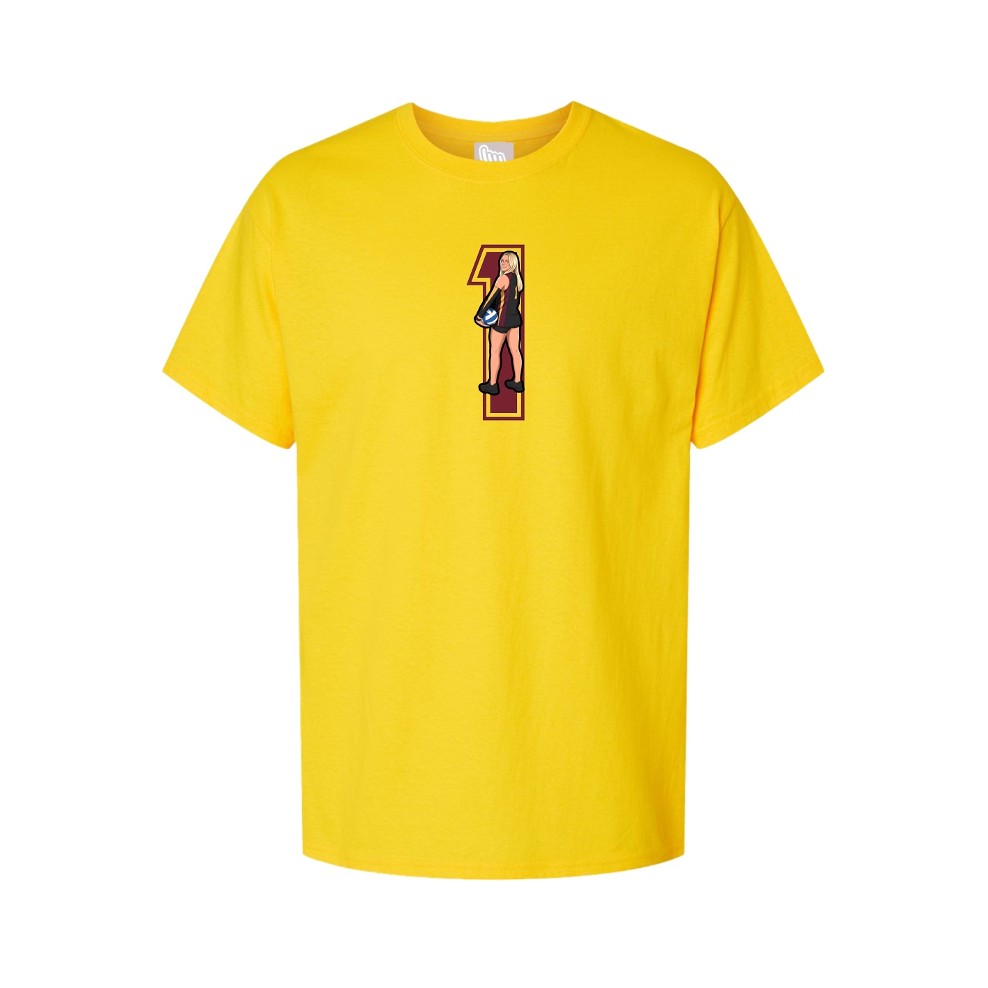 Youth Tee — Number in Gold