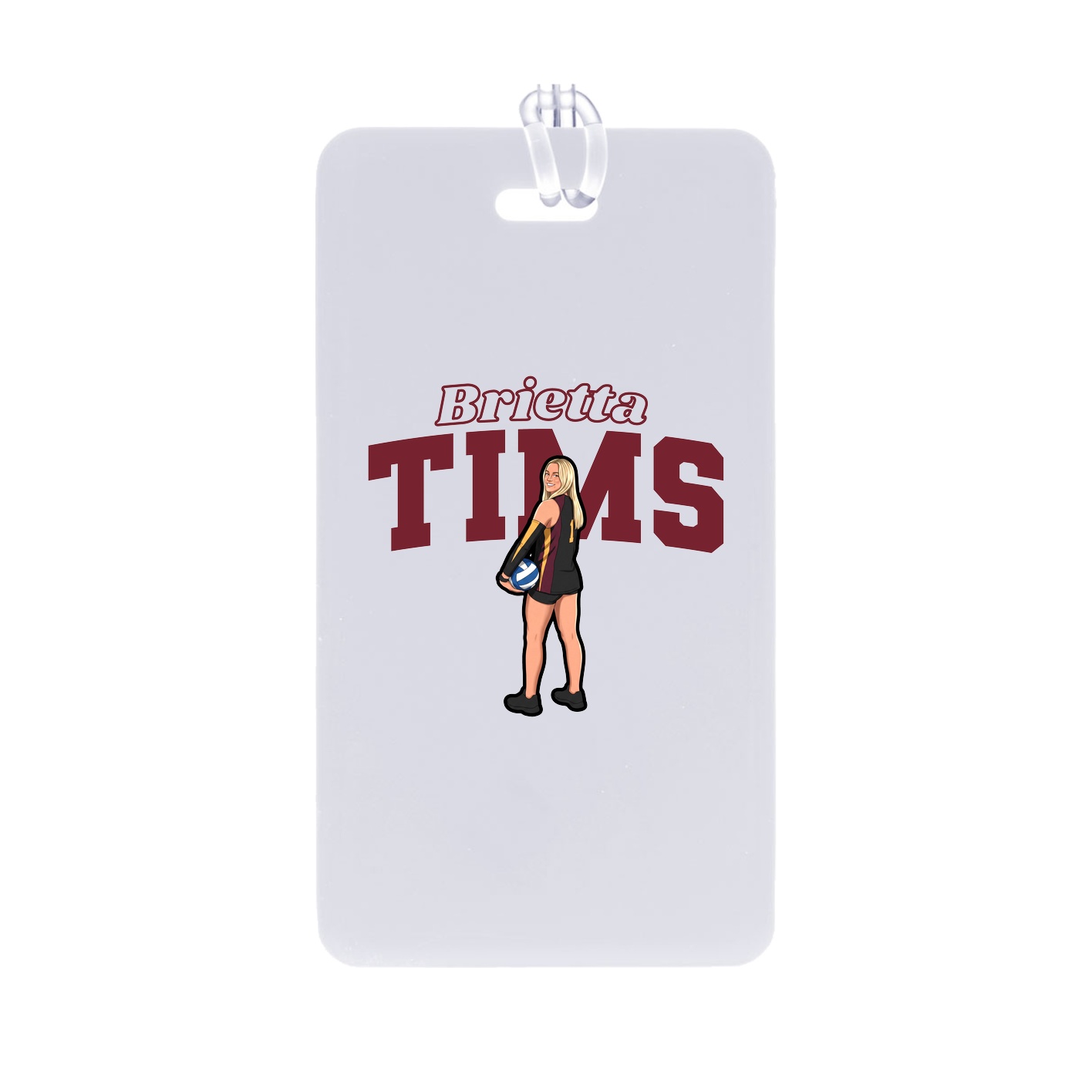 Bag Tag — Name Arch in Classic