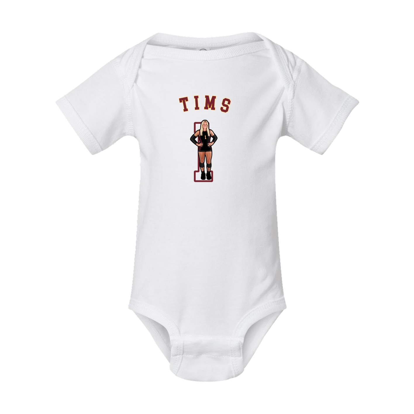 Baby Onesie — Shirsey Arch in White