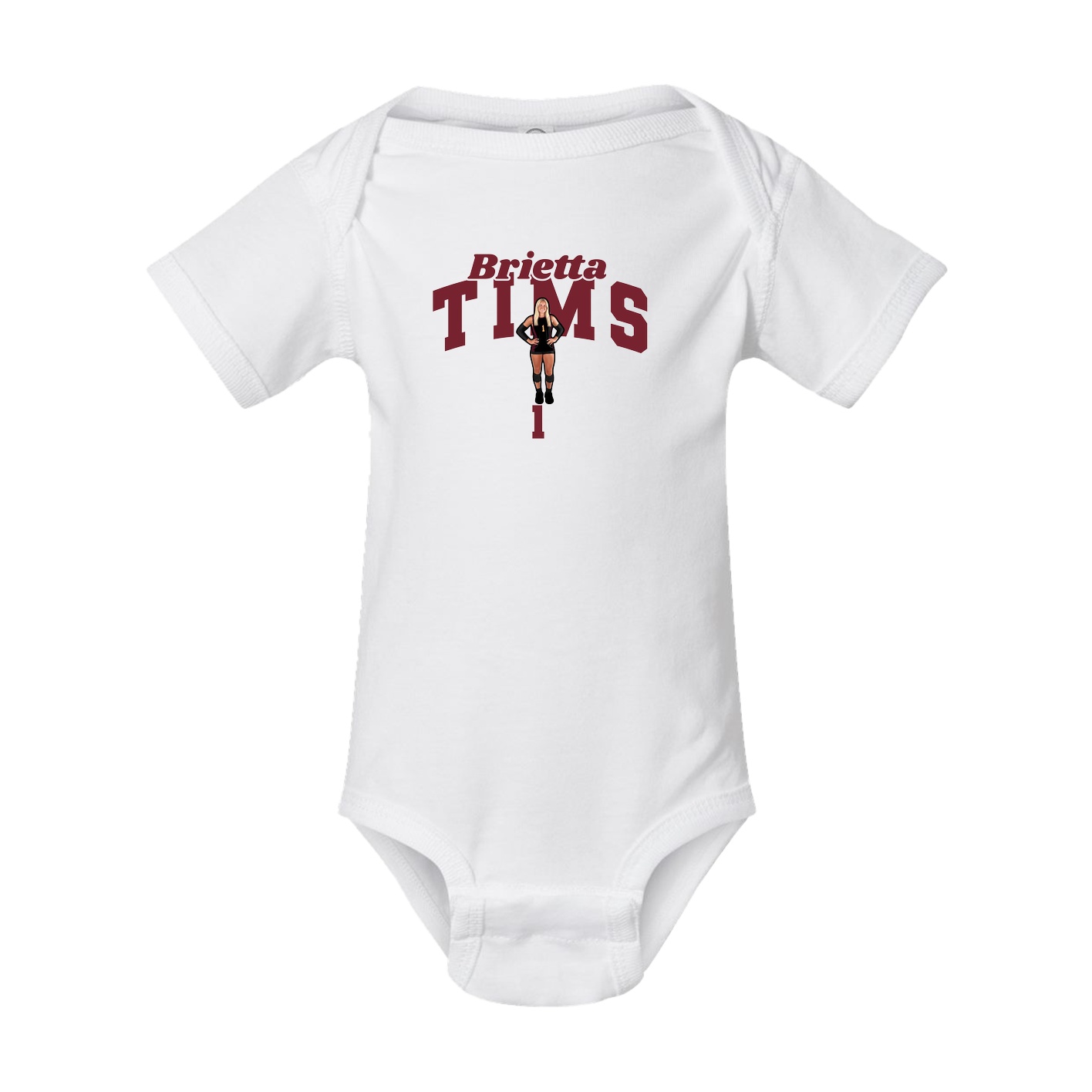 Baby Onesie — Signature Arch in White