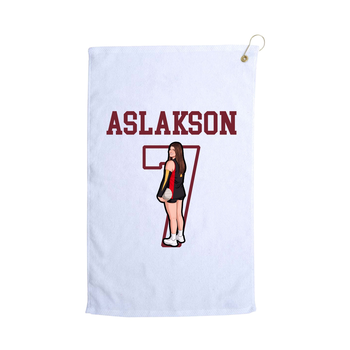 Golf Towel — Shirsey in White
