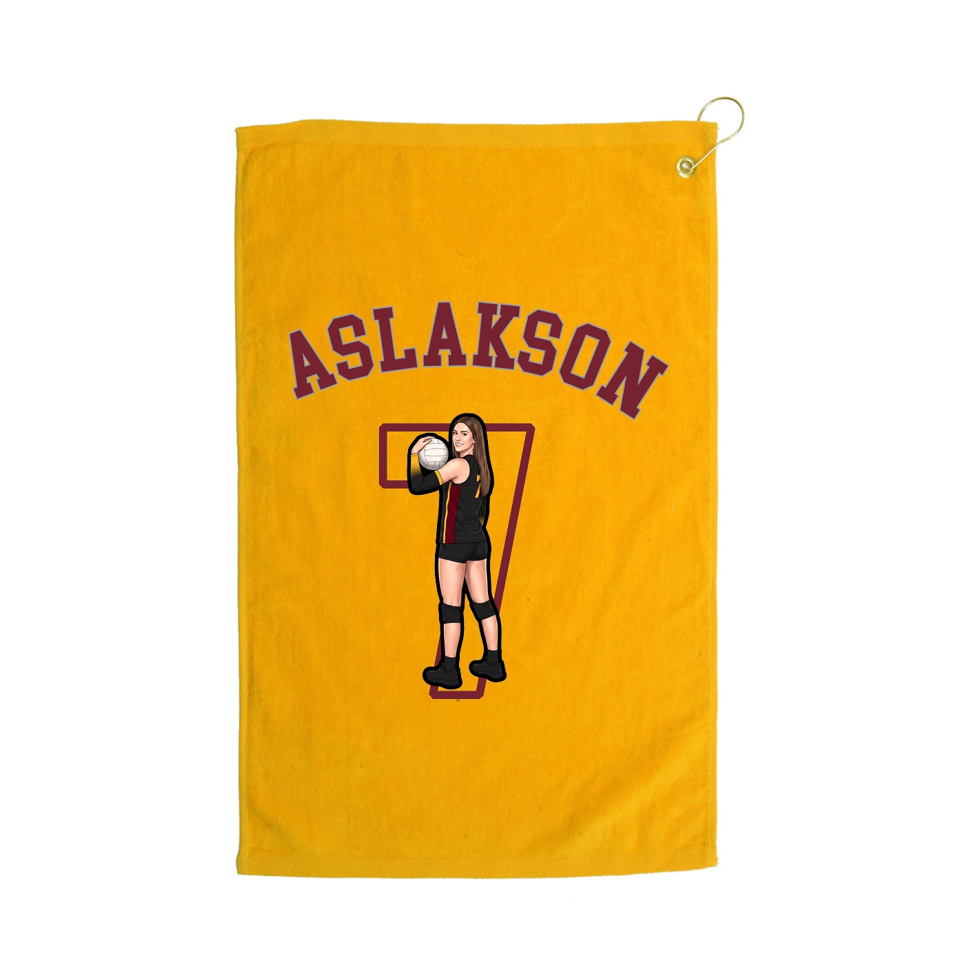 Golf Towel — Shirsey Arch in Gold