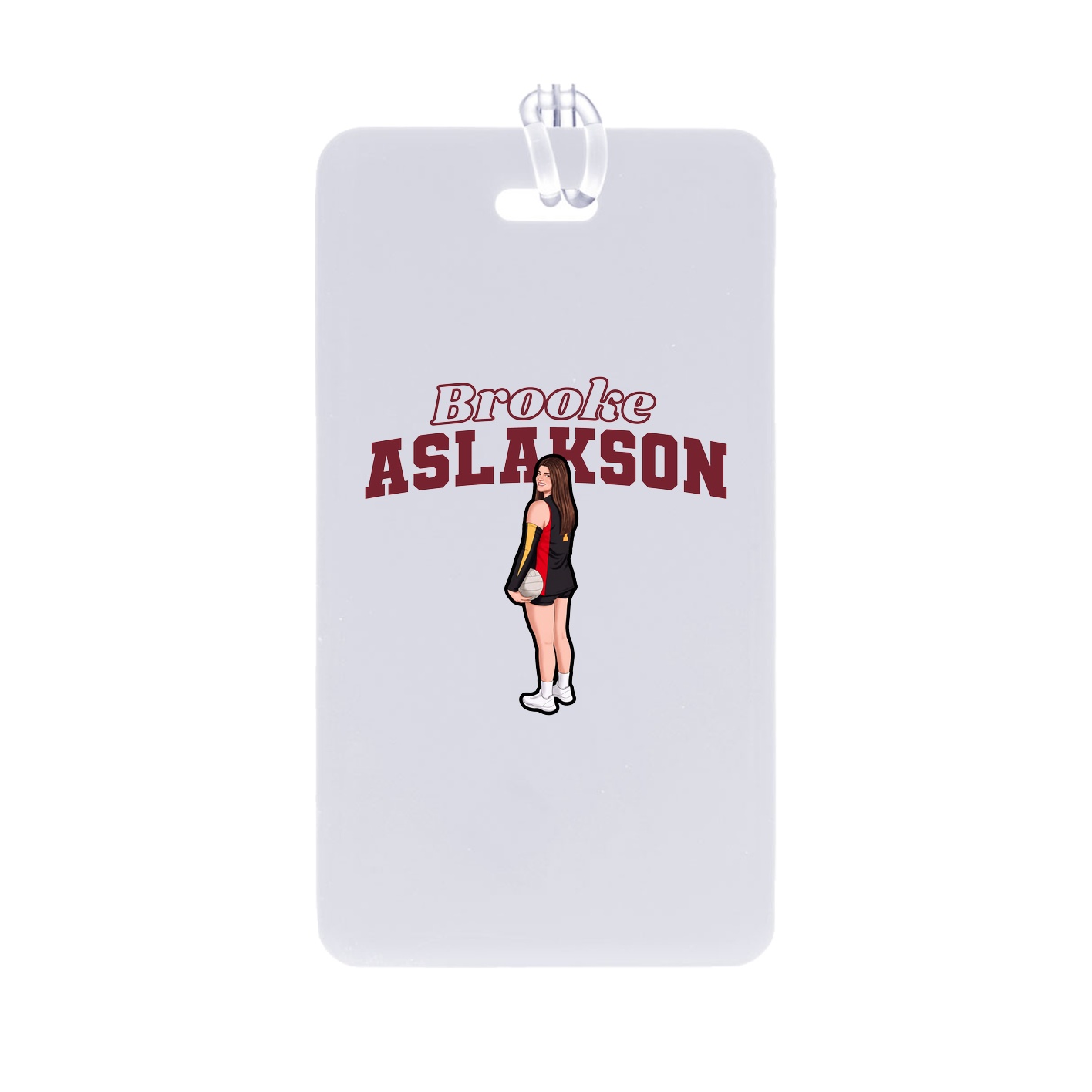 Bag Tag — Name Arch in Classic
