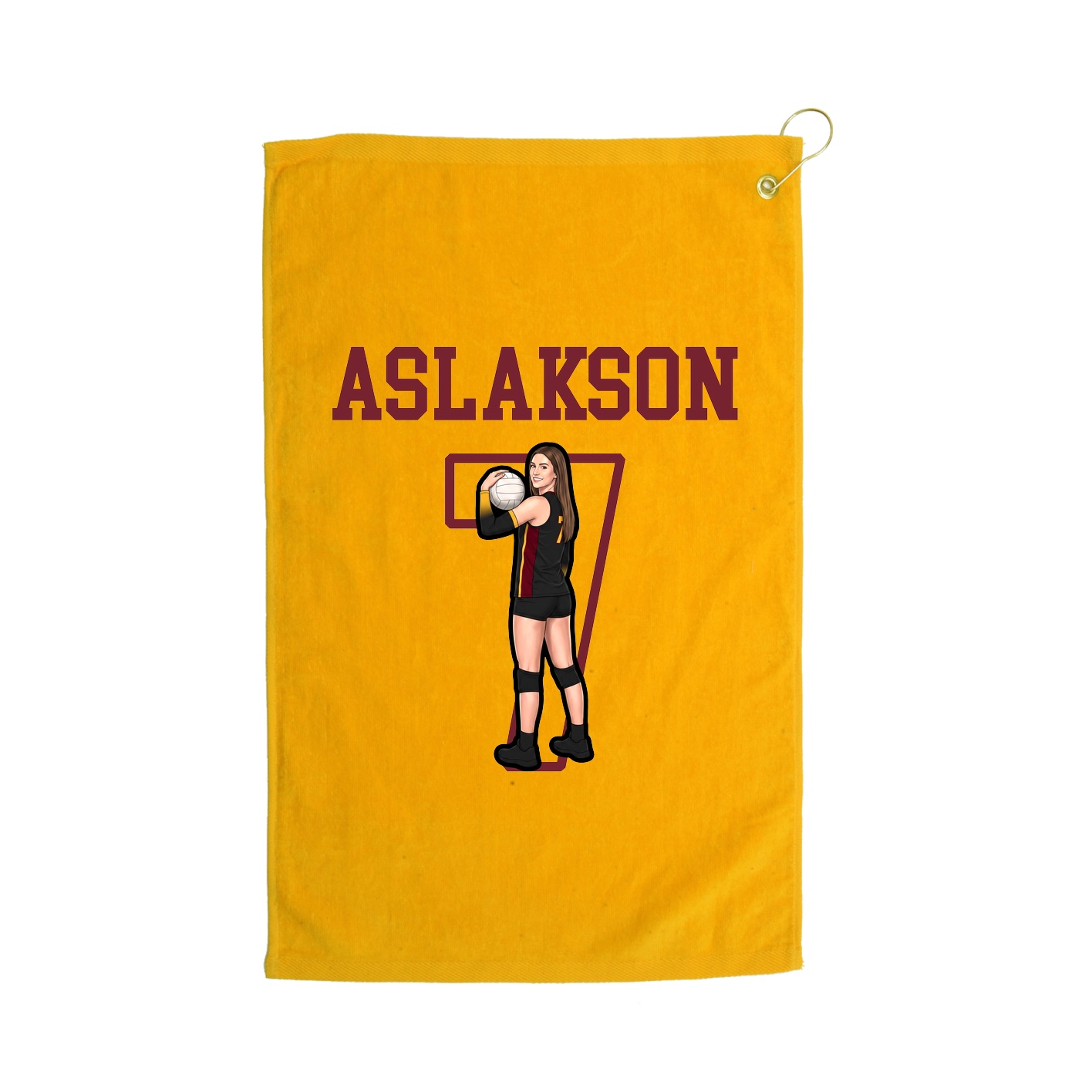 Golf Towel — Shirsey in Gold