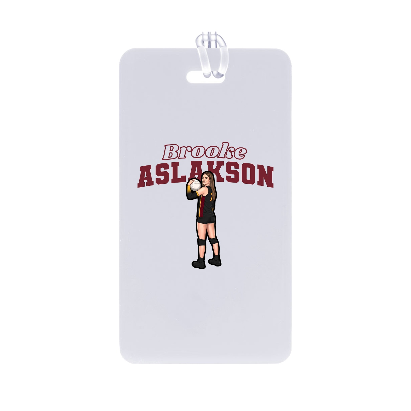Bag Tag — Name Arch in Classic