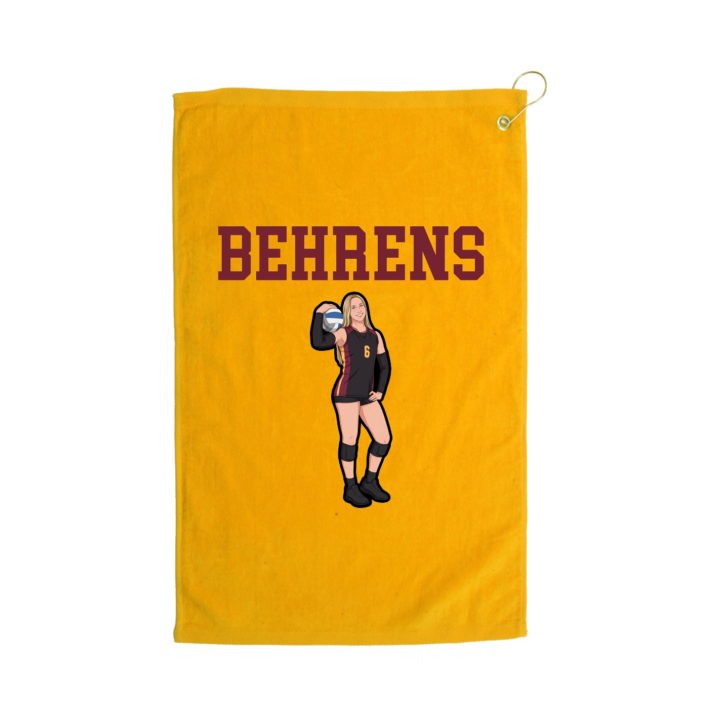 Golf Towel — Shirsey in Gold