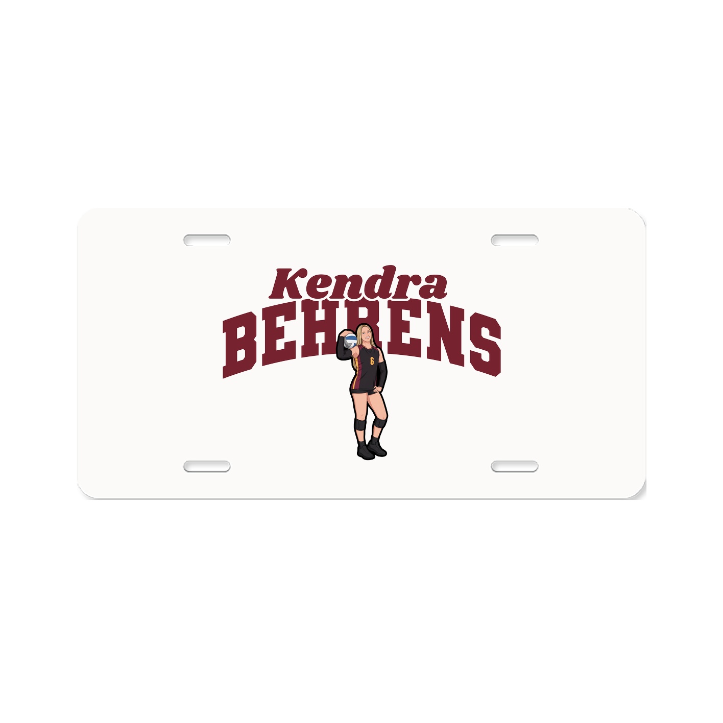 License Plate — Signature Arch in Classic