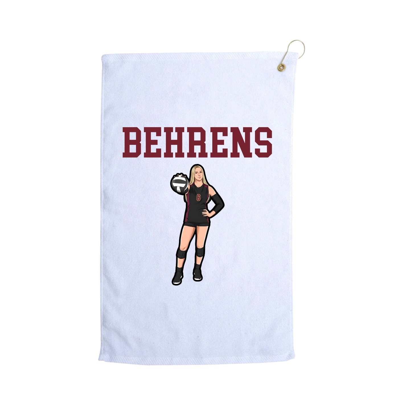 Golf Towel — Shirsey in White