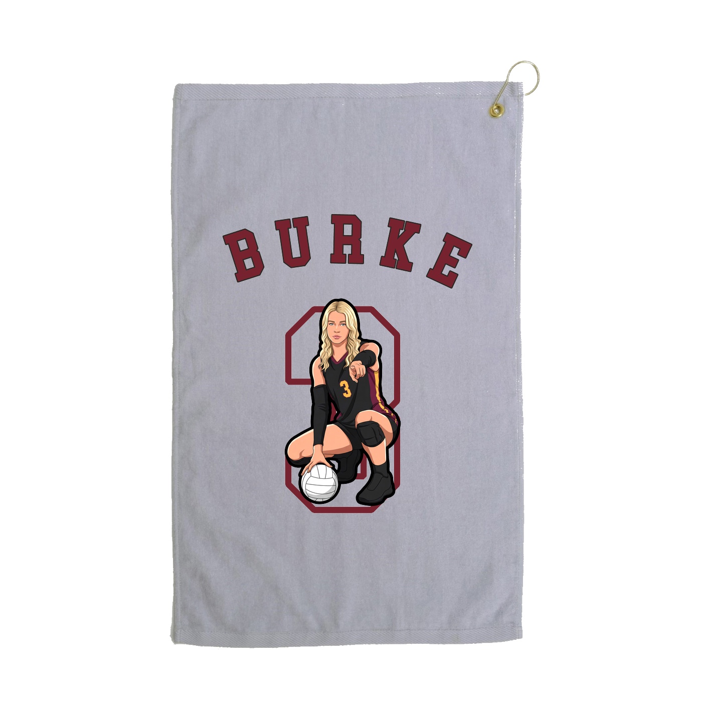 Golf Towel — Shirsey Arch in Grey