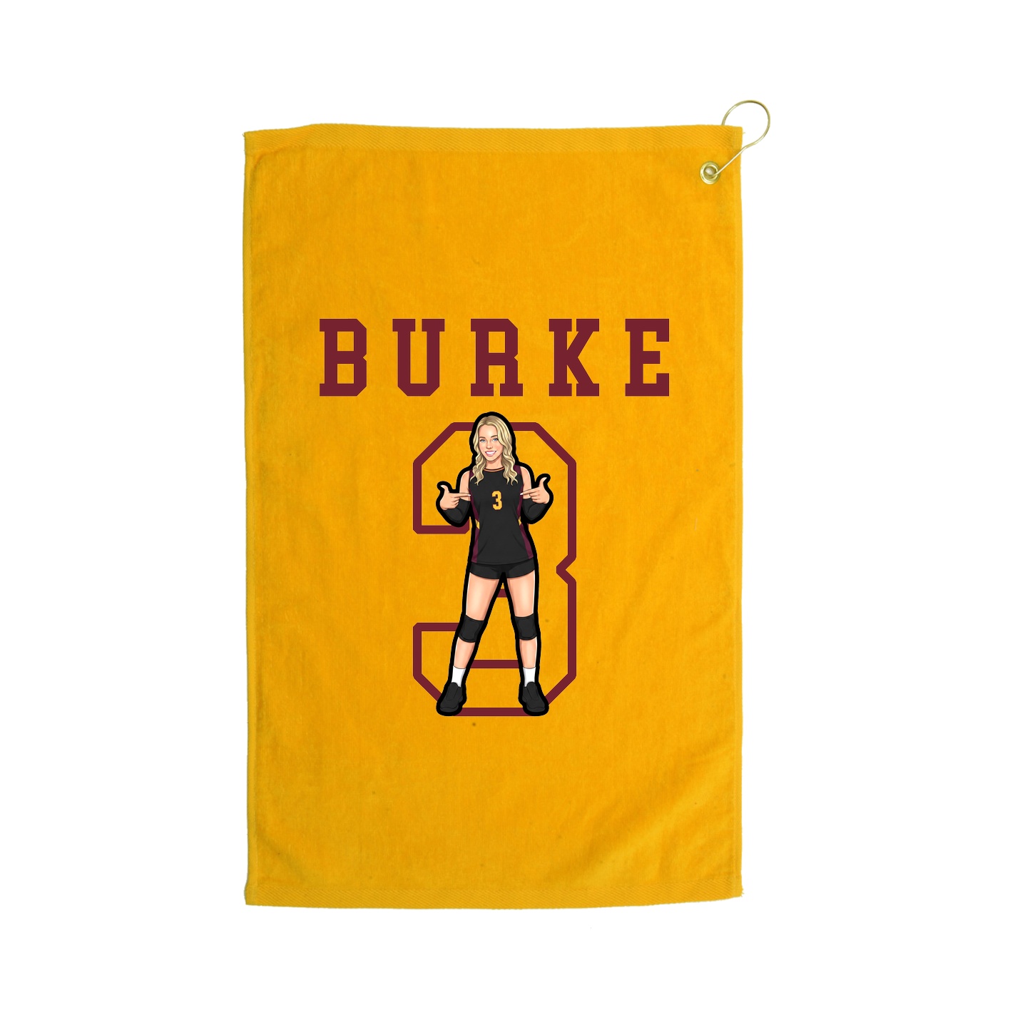 Golf Towel — Shirsey in Gold