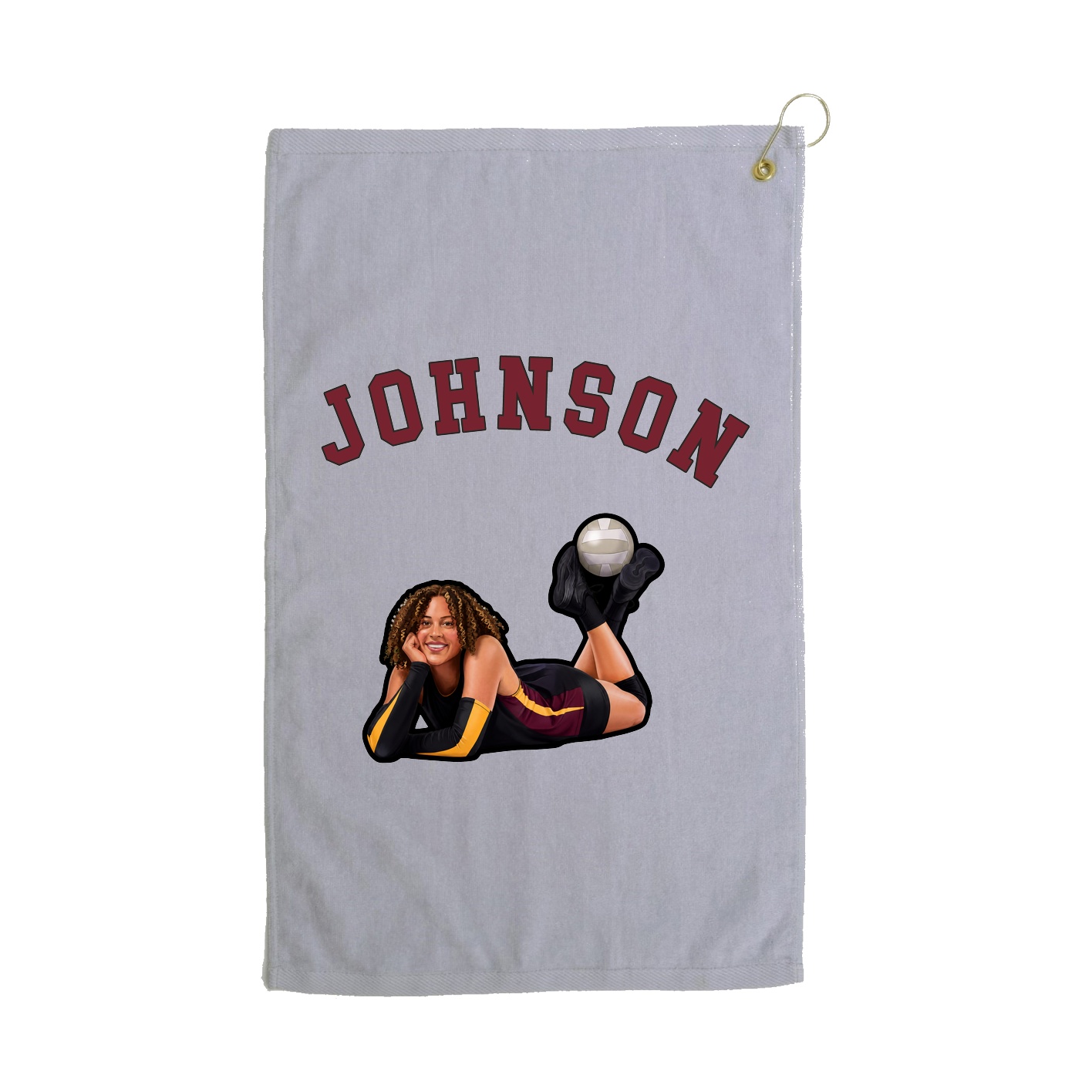 Golf Towel — Shirsey Arch in Grey