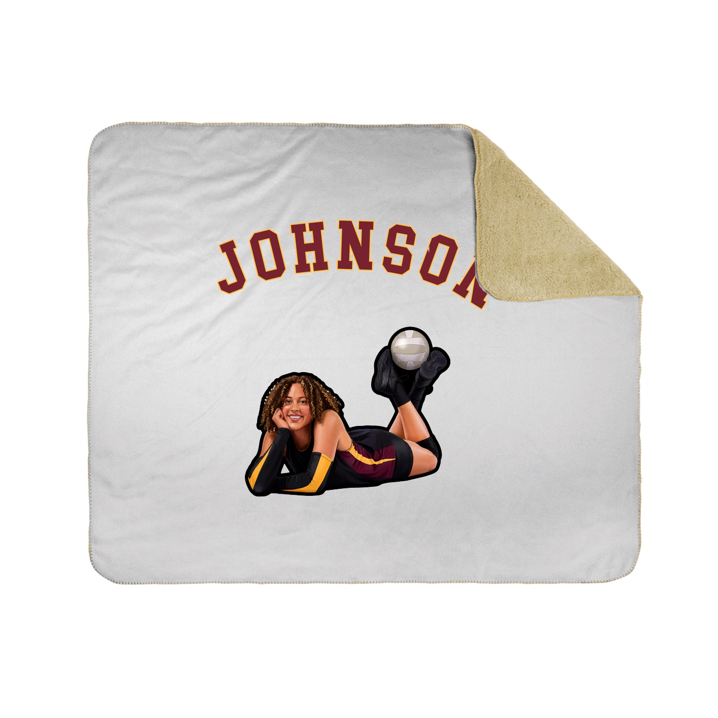 Throw Blanket — Shirsey Arch in White