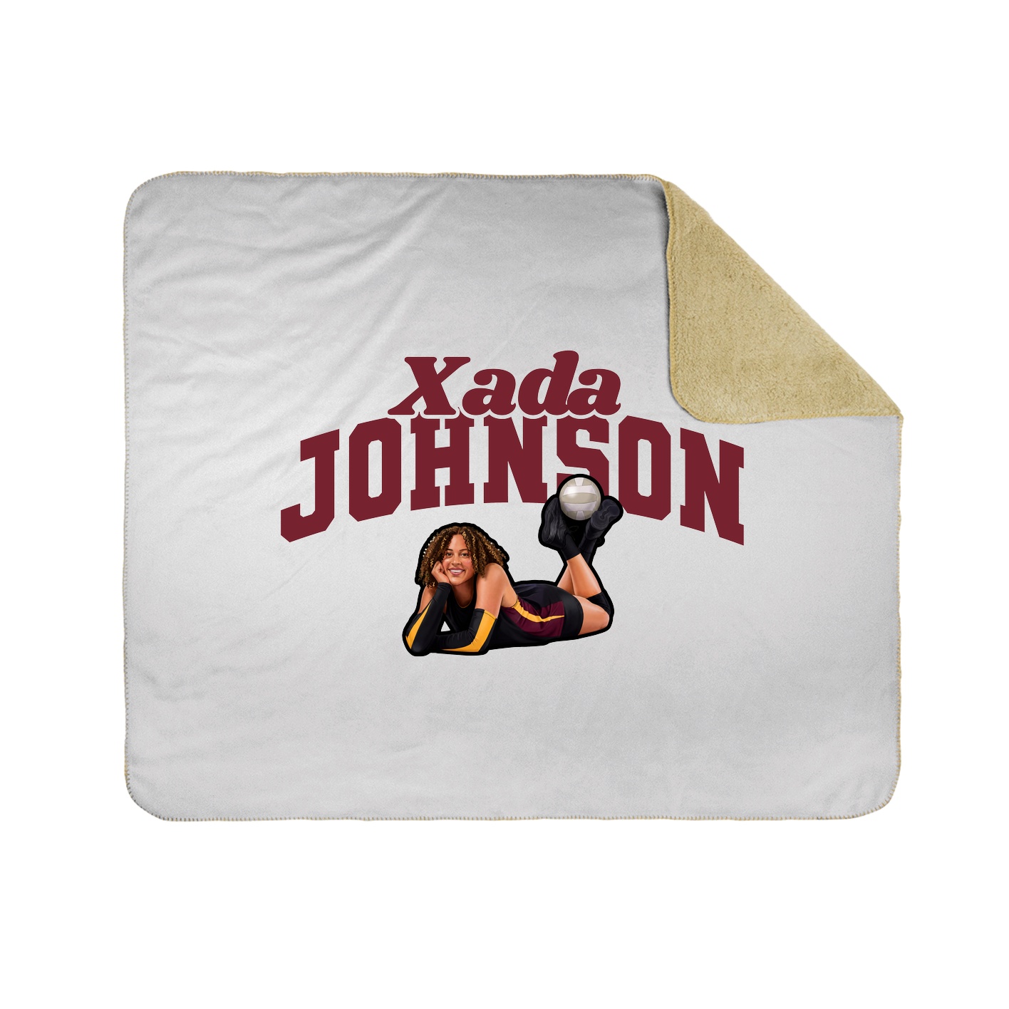 Throw Blanket — Signature Arch in White