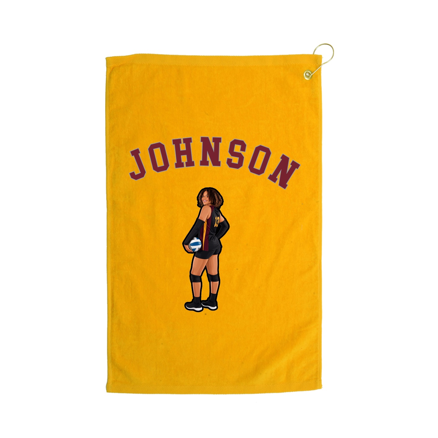 Golf Towel — Shirsey Arch in Gold
