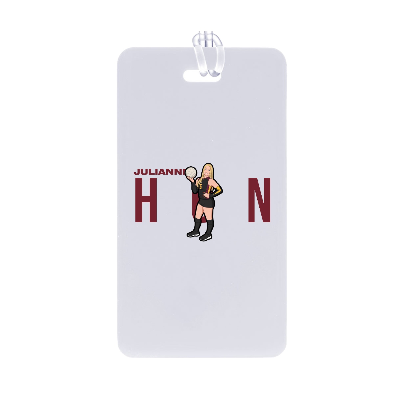 Bag Tag — Player Name in Classic