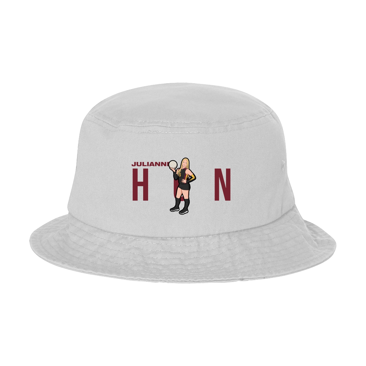 Bucket Cap — Player Name in White