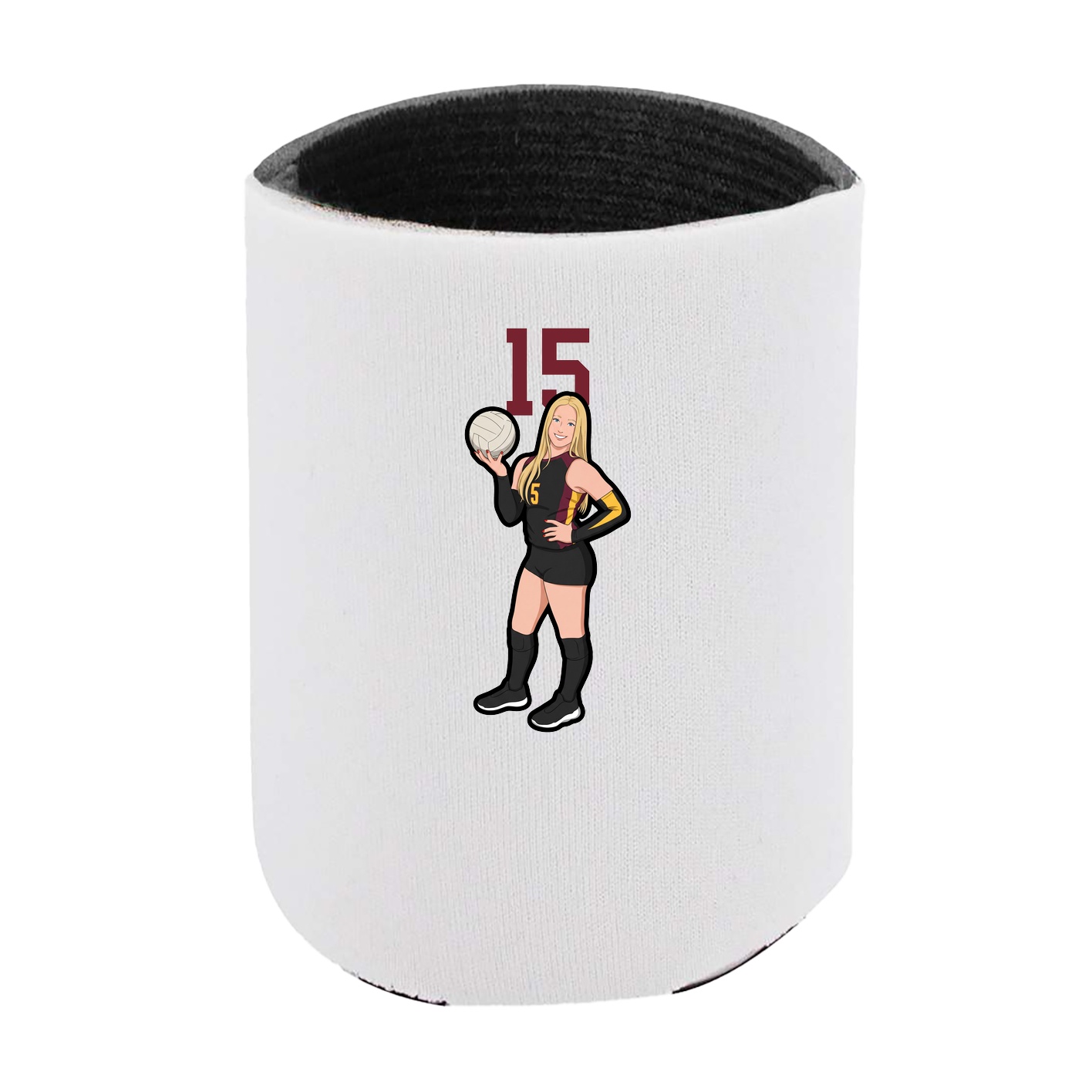 Can Holder — Number Top in White
