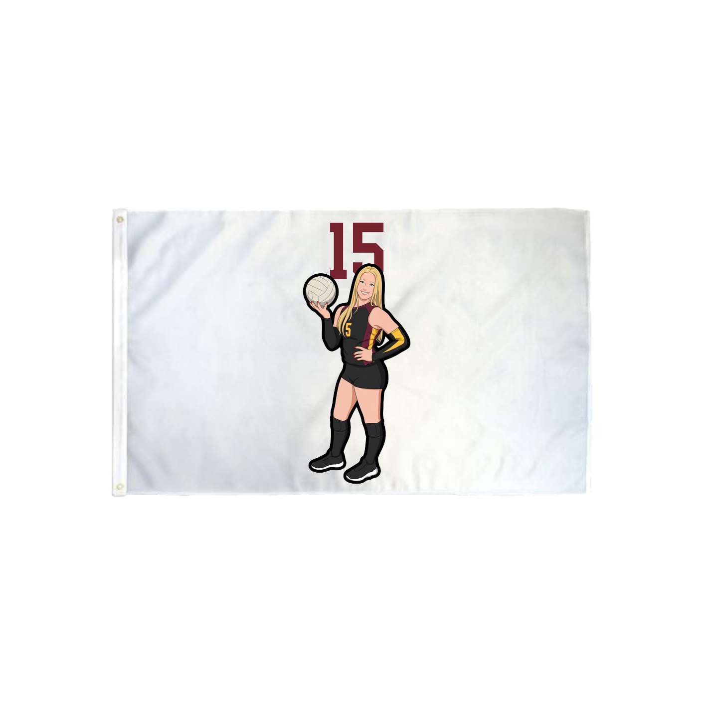 3x5 Flag — Number Top in Classic