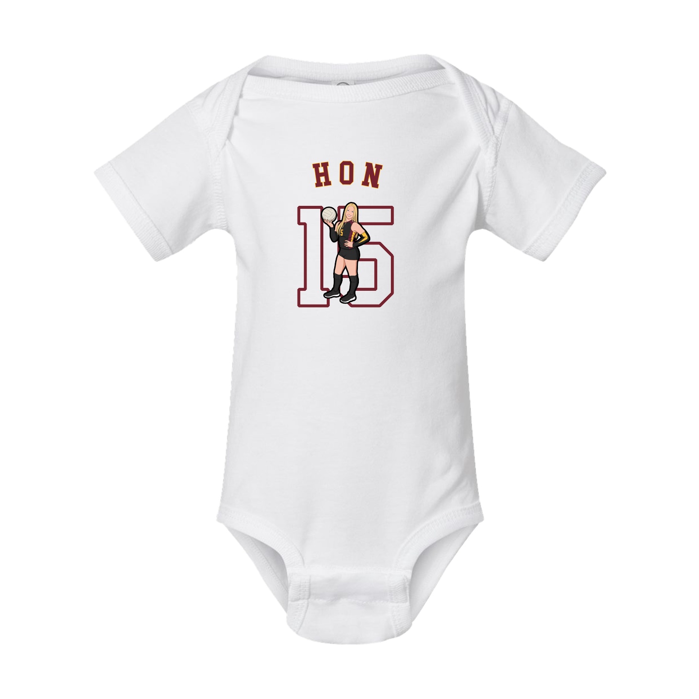 Baby Onesie — Shirsey Arch in White