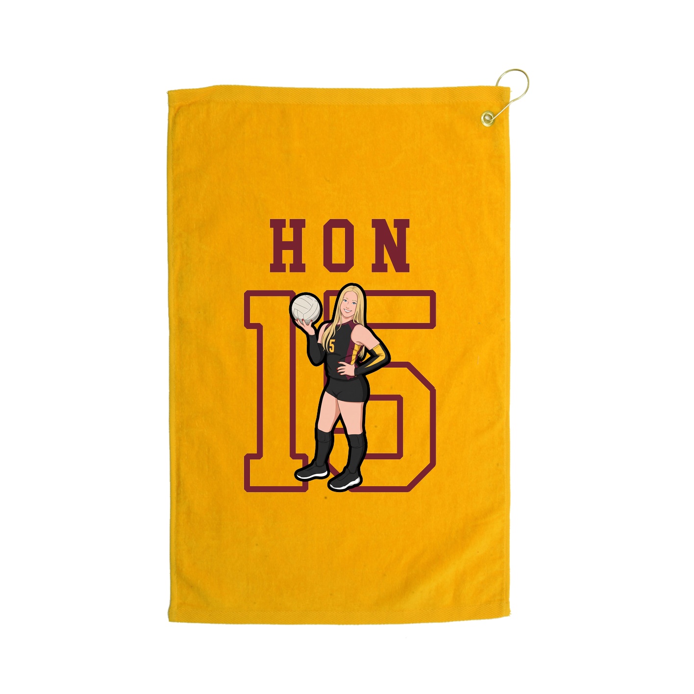 Golf Towel — Shirsey in Gold