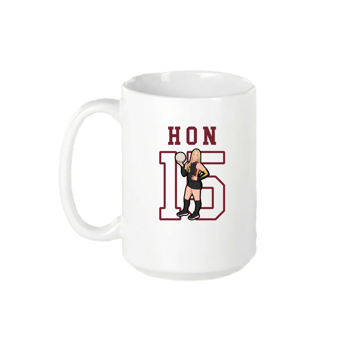 15oz Coffee Mug — Shirsey in White