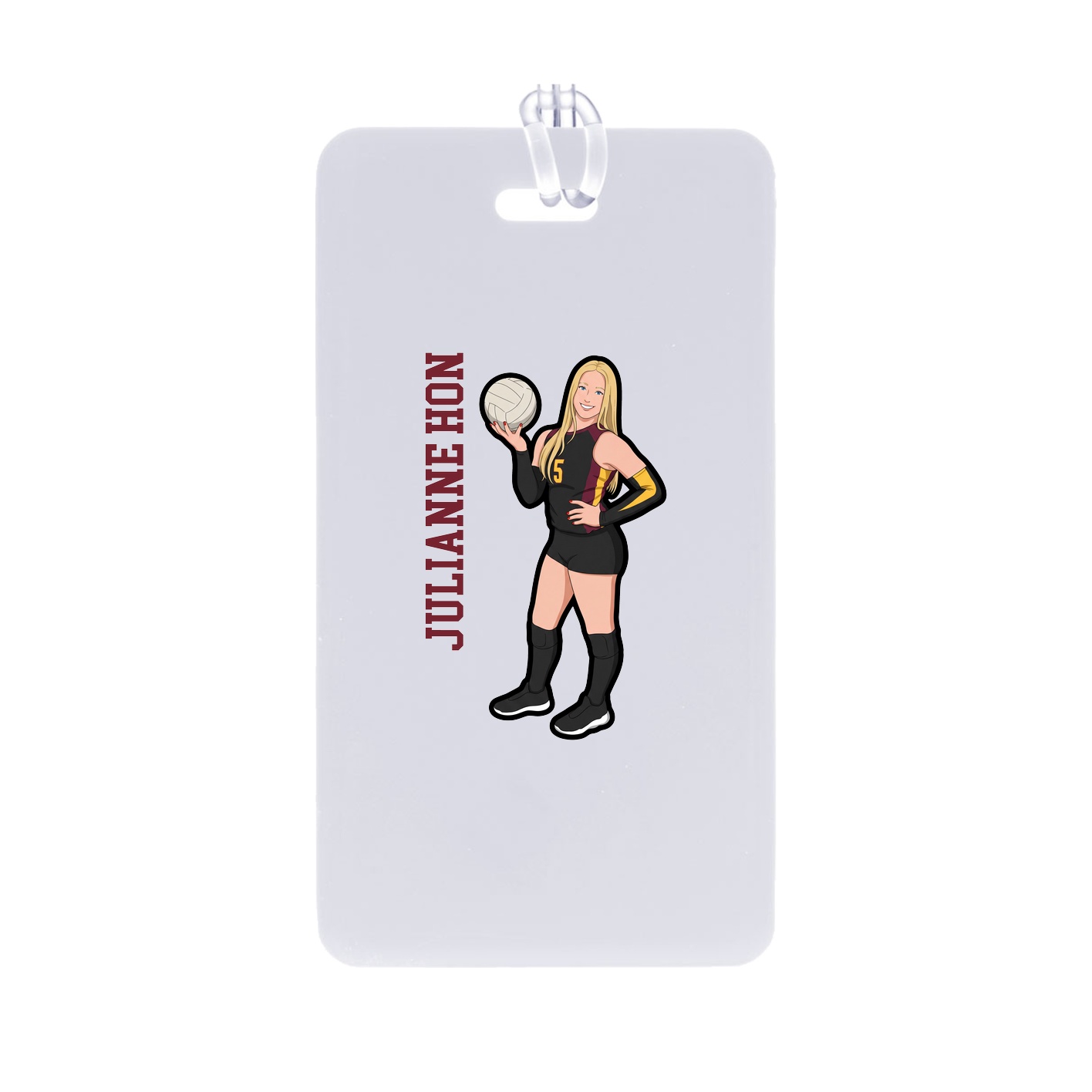 Bag Tag — Name Vertical in Classic