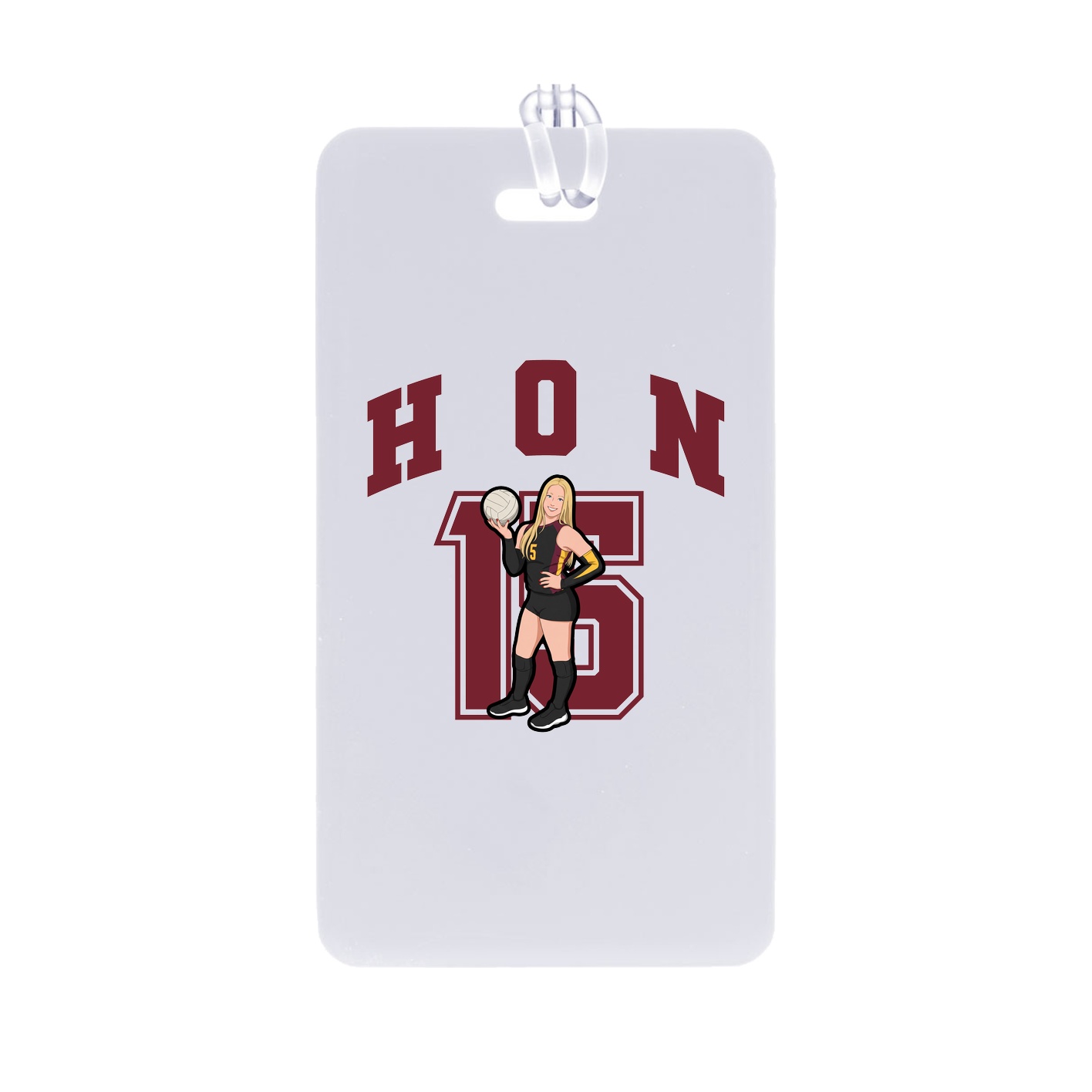 Bag Tag — Number in Classic