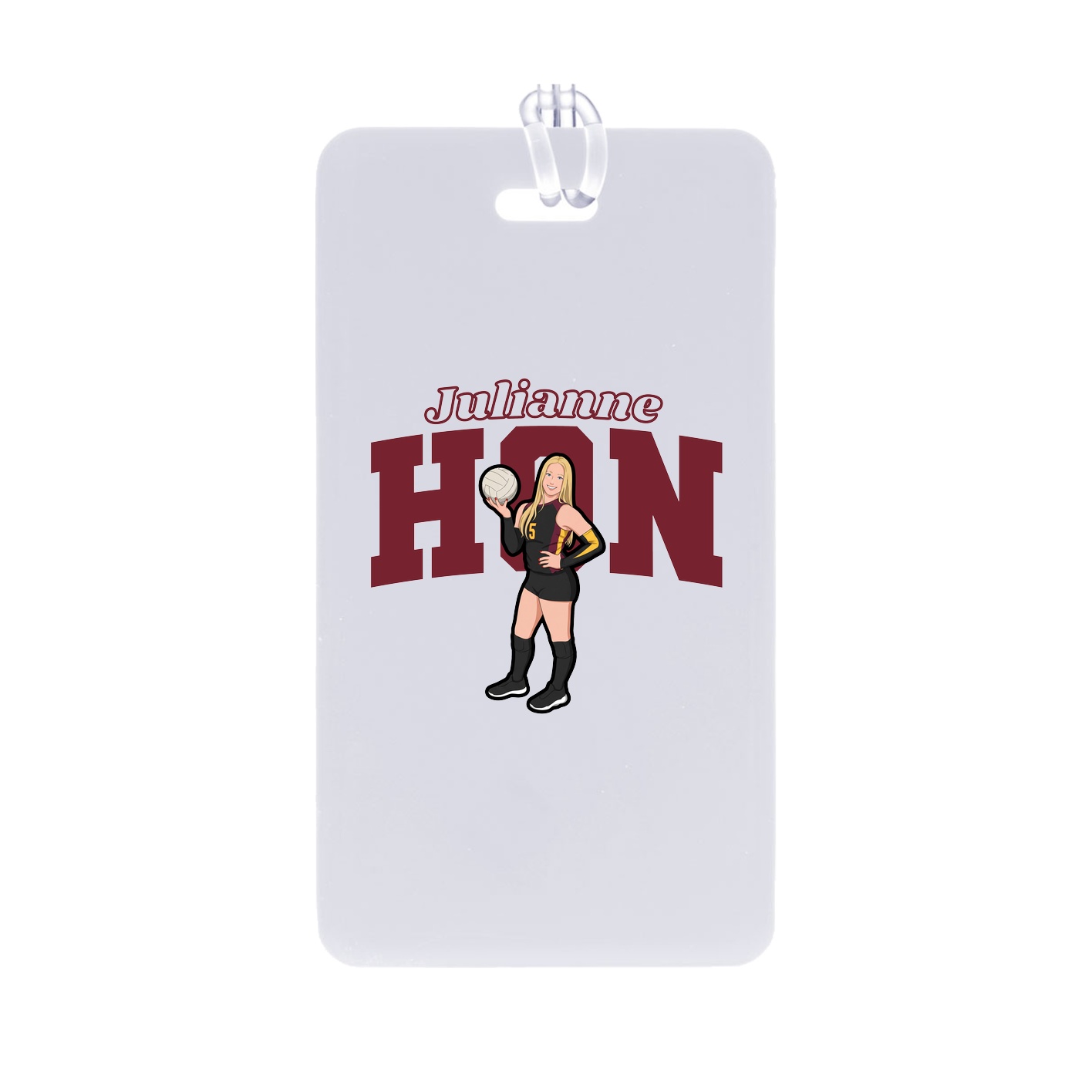 Bag Tag — Name Arch in Classic